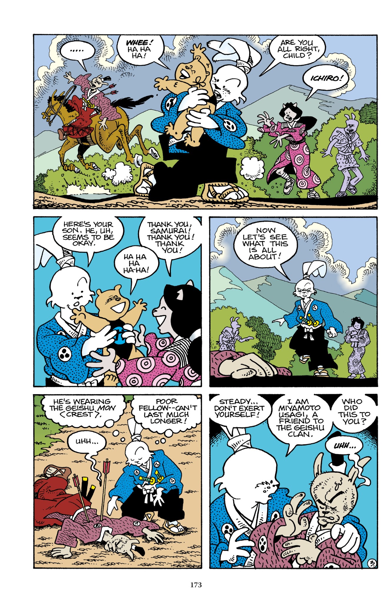 Read online The Usagi Yojimbo Saga comic -  Issue # TPB 2 - 173