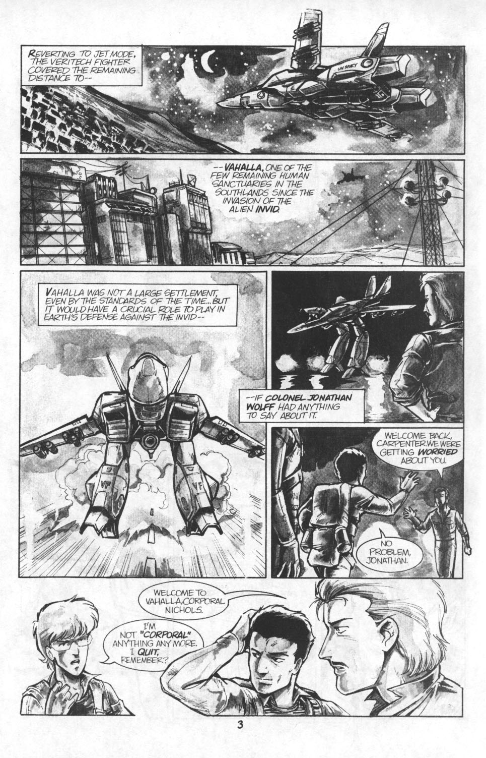Read online Robotech: Invid War comic -  Issue #3 - 5