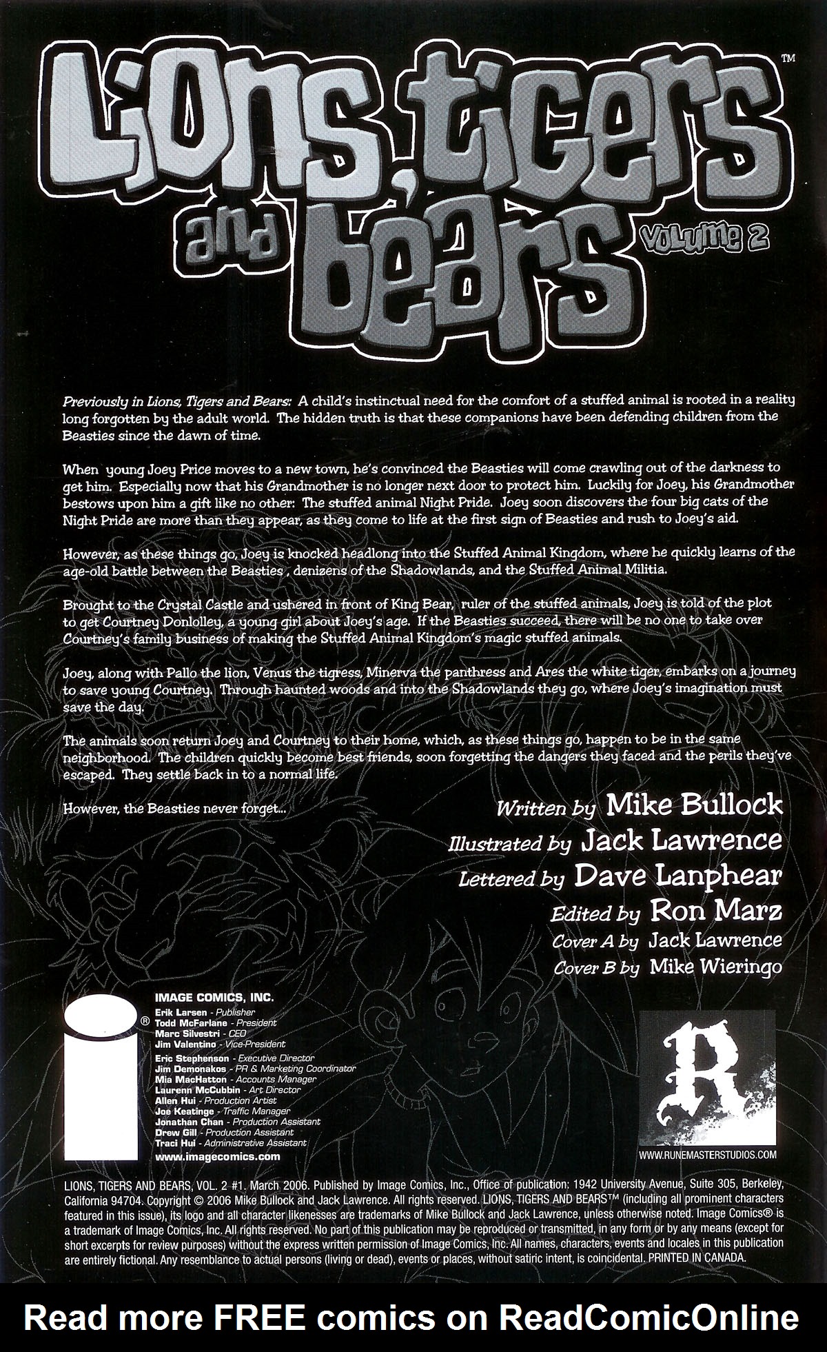 Read online Lions, Tigers and Bears (2006) comic -  Issue #1 - 3