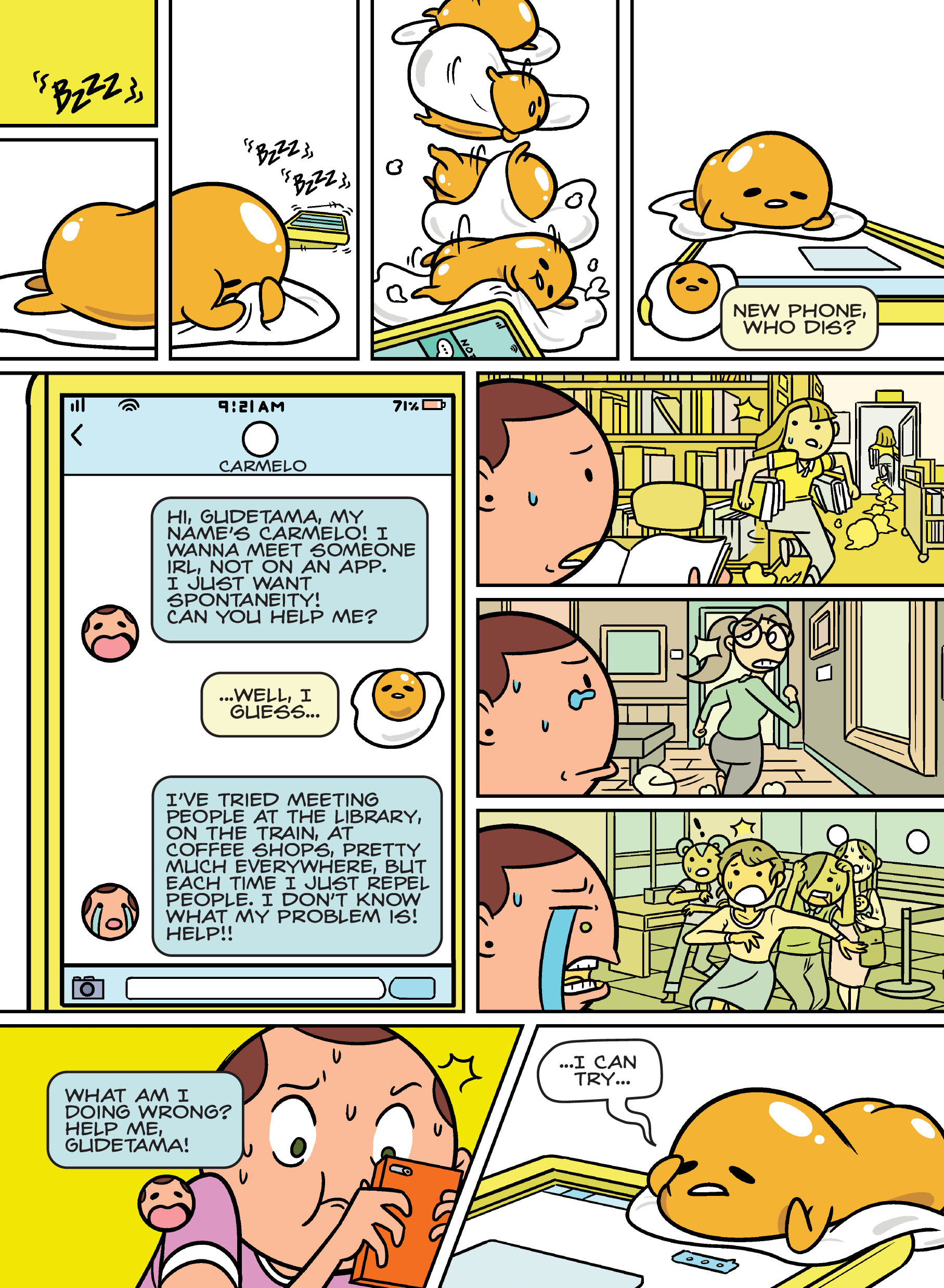 Read online Gudetama comic -  Issue # Love for the Lazy - 6