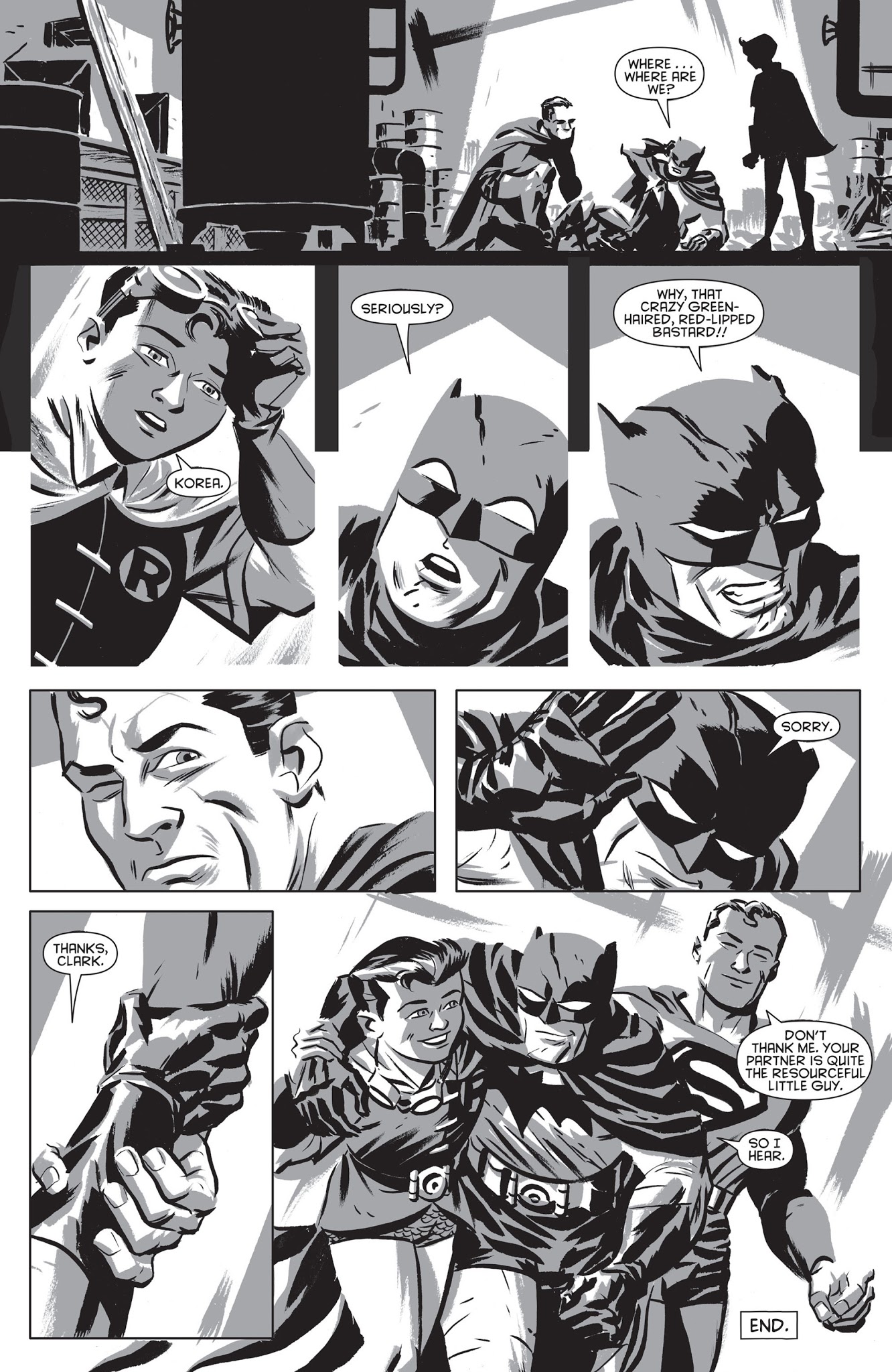 Read online Batman Black and White (2013) comic -  Issue #1 - 11