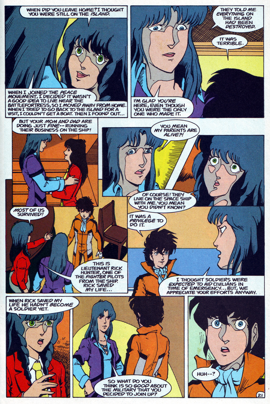 Read online Robotech The Macross Saga comic -  Issue #15 - 22