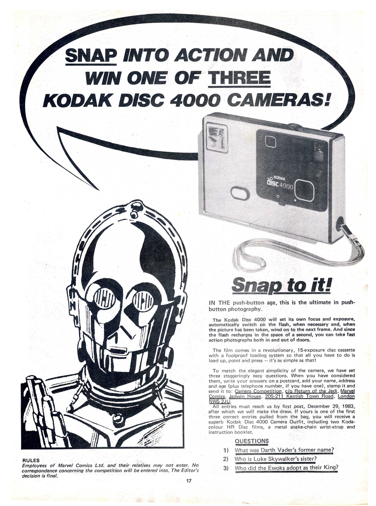 Read online Return of the Jedi comic -  Issue #27 - 19