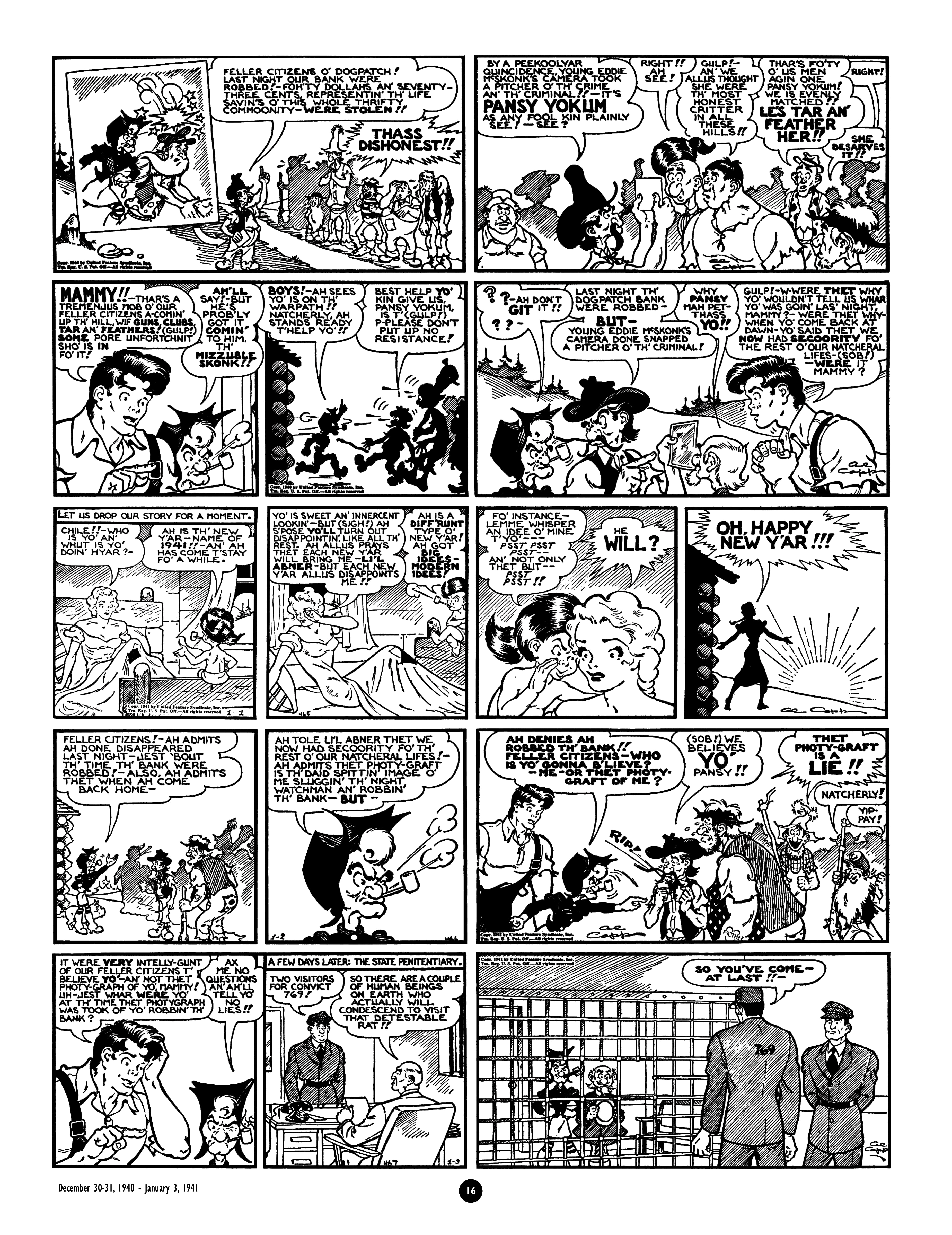 Read online Al Capp's Li'l Abner Complete Daily & Color Sunday Comics comic -  Issue # TPB 4 (Part 1) - 17