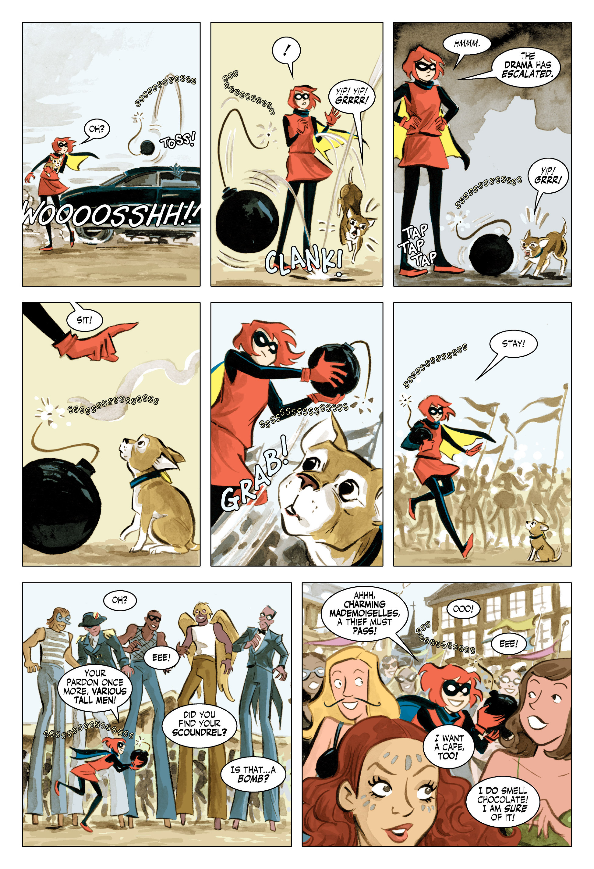 Read online Bandette (2012) comic -  Issue #13 - 19