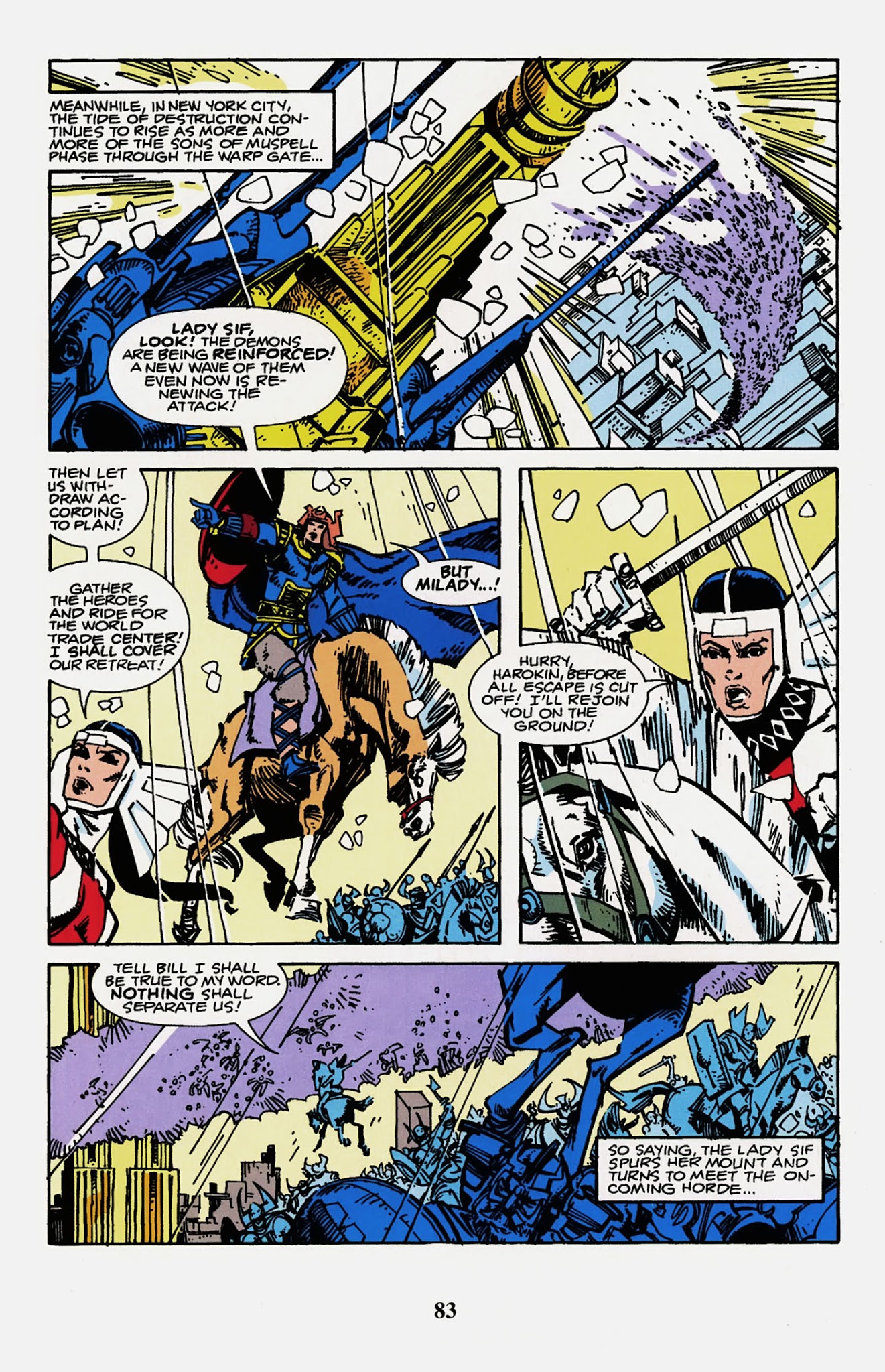Read online Thor Visionaries: Walter Simonson comic -  Issue # TPB 2 - 85