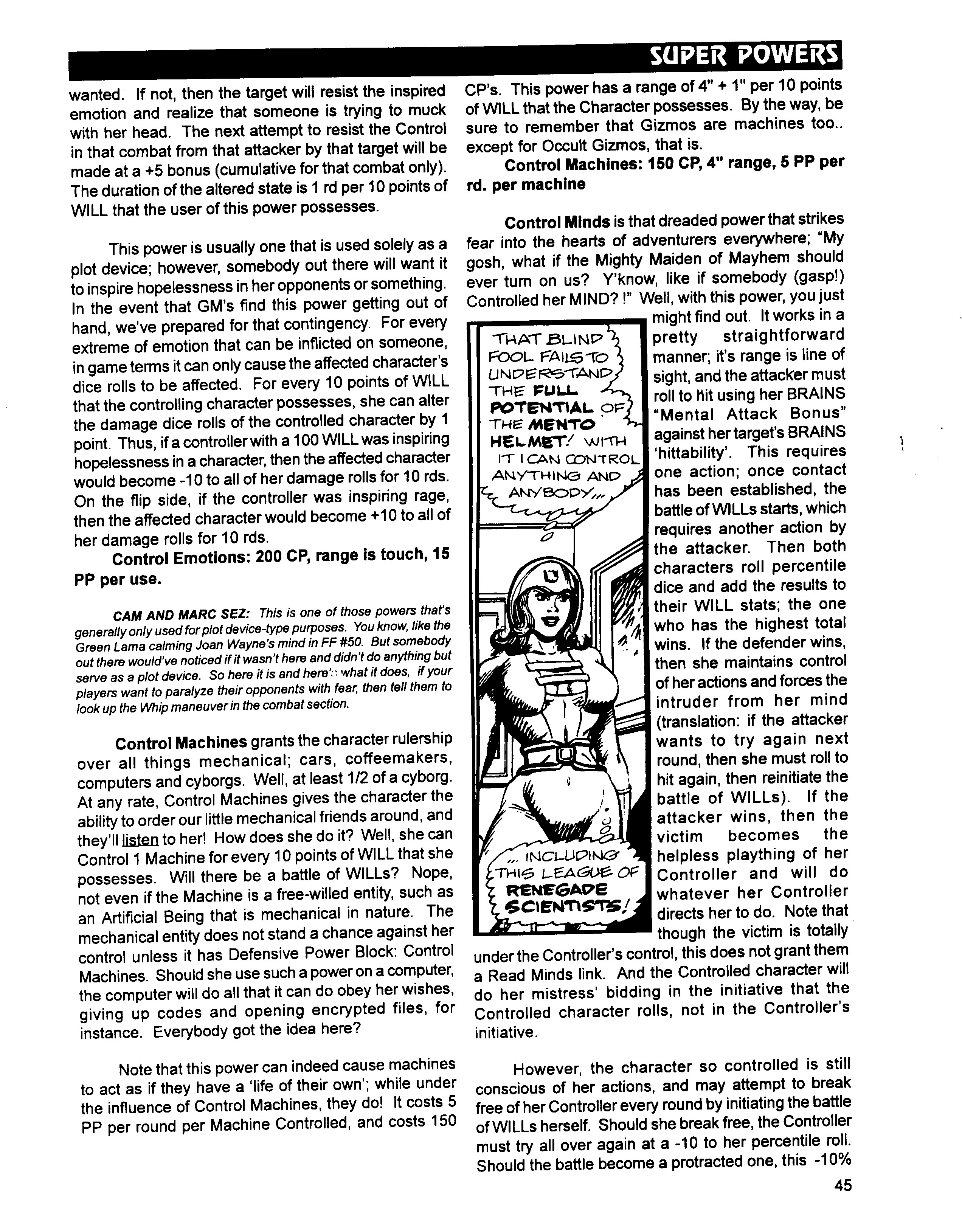 Read online Superbabes: The Femforce Role-Playing Game comic -  Issue # TPB - 47