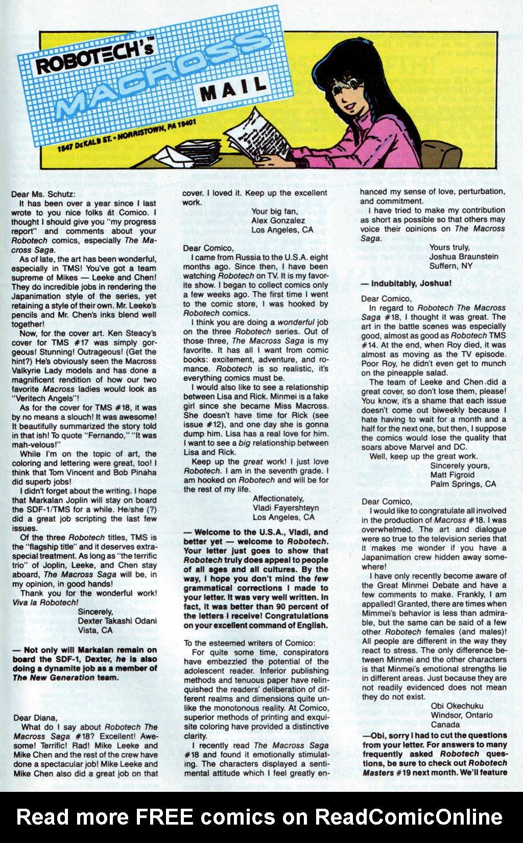 Read online Robotech The Macross Saga comic -  Issue #22 - 28