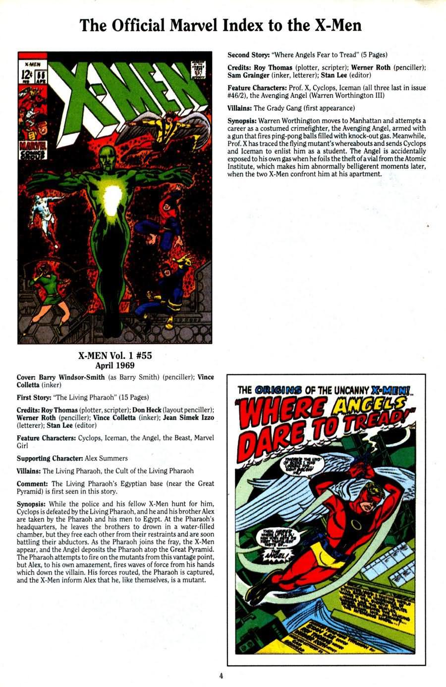 Read online The Official Marvel Index To The X-Men (1994) comic -  Issue #2 - 6