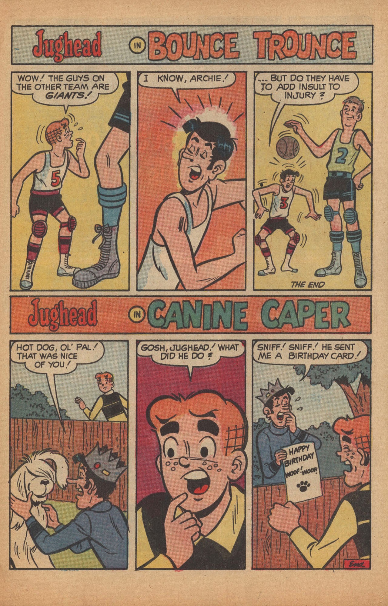 Read online Jughead's Jokes comic -  Issue #24 - 25