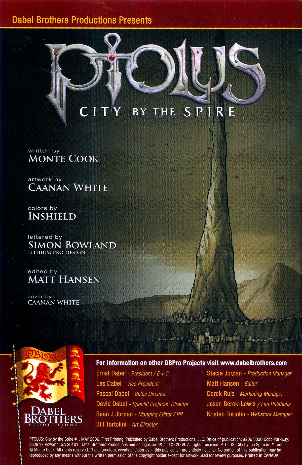 Read online Ptolus: City by the Spire comic -  Issue #1 - 2