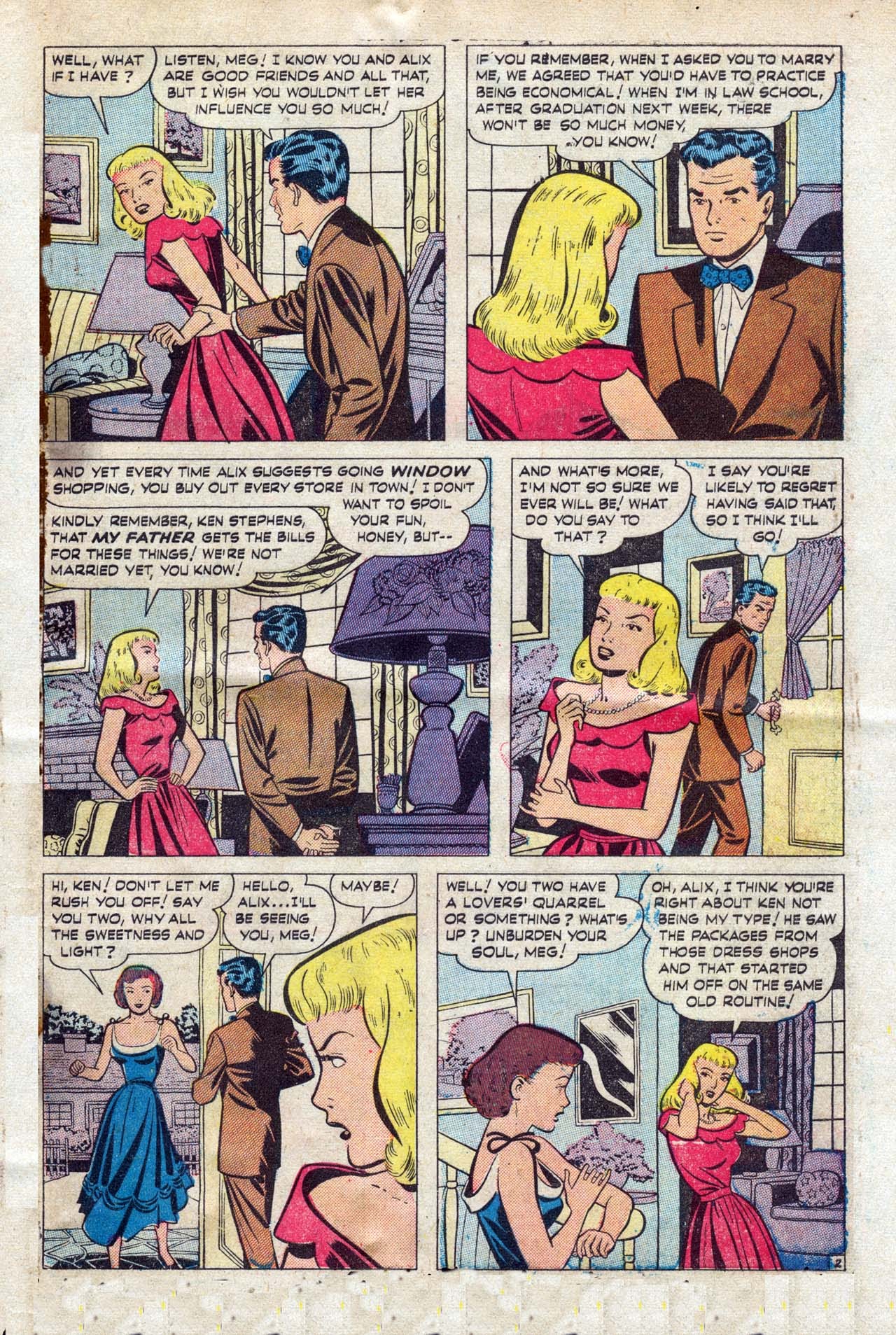 Read online Girl Comics (1949) comic -  Issue #2 - 43