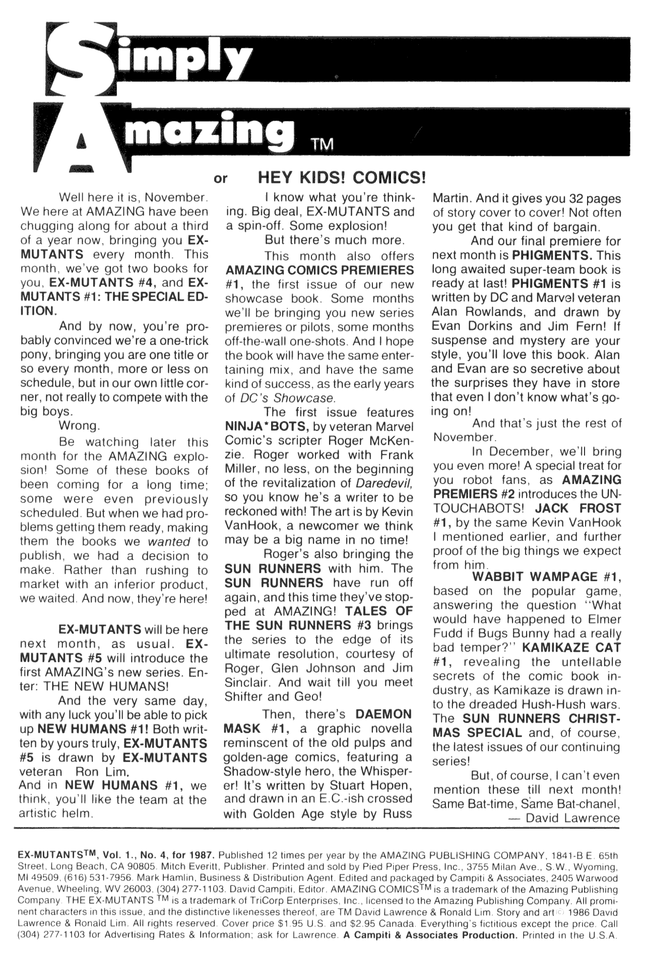 Read online Ex-Mutants (1986) comic -  Issue #4 - 3