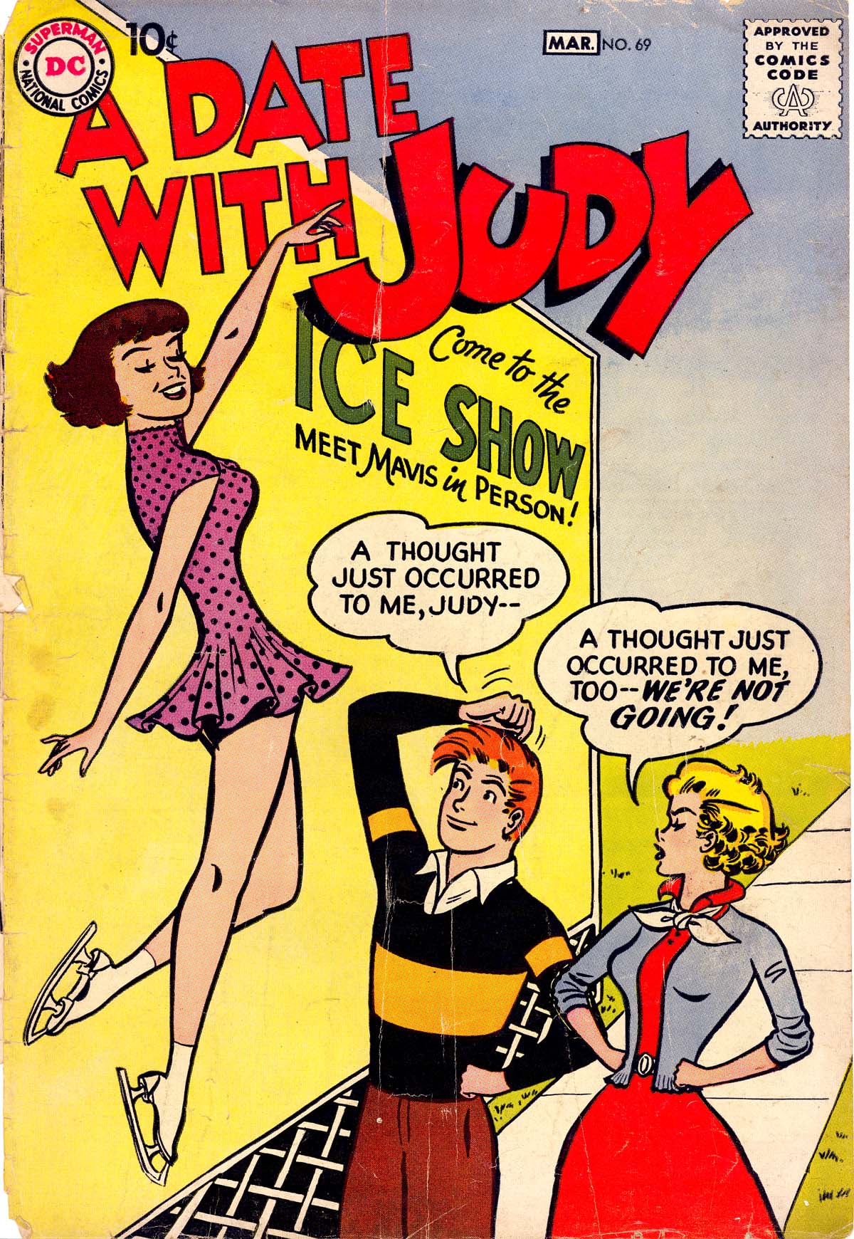 Read online A Date with Judy comic -  Issue #69 - 1