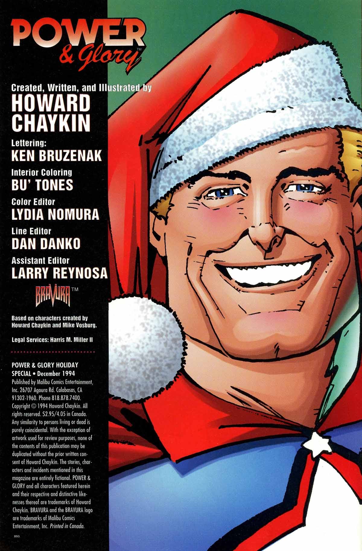 Read online Power & Glory Holiday Special comic -  Issue # Full - 2