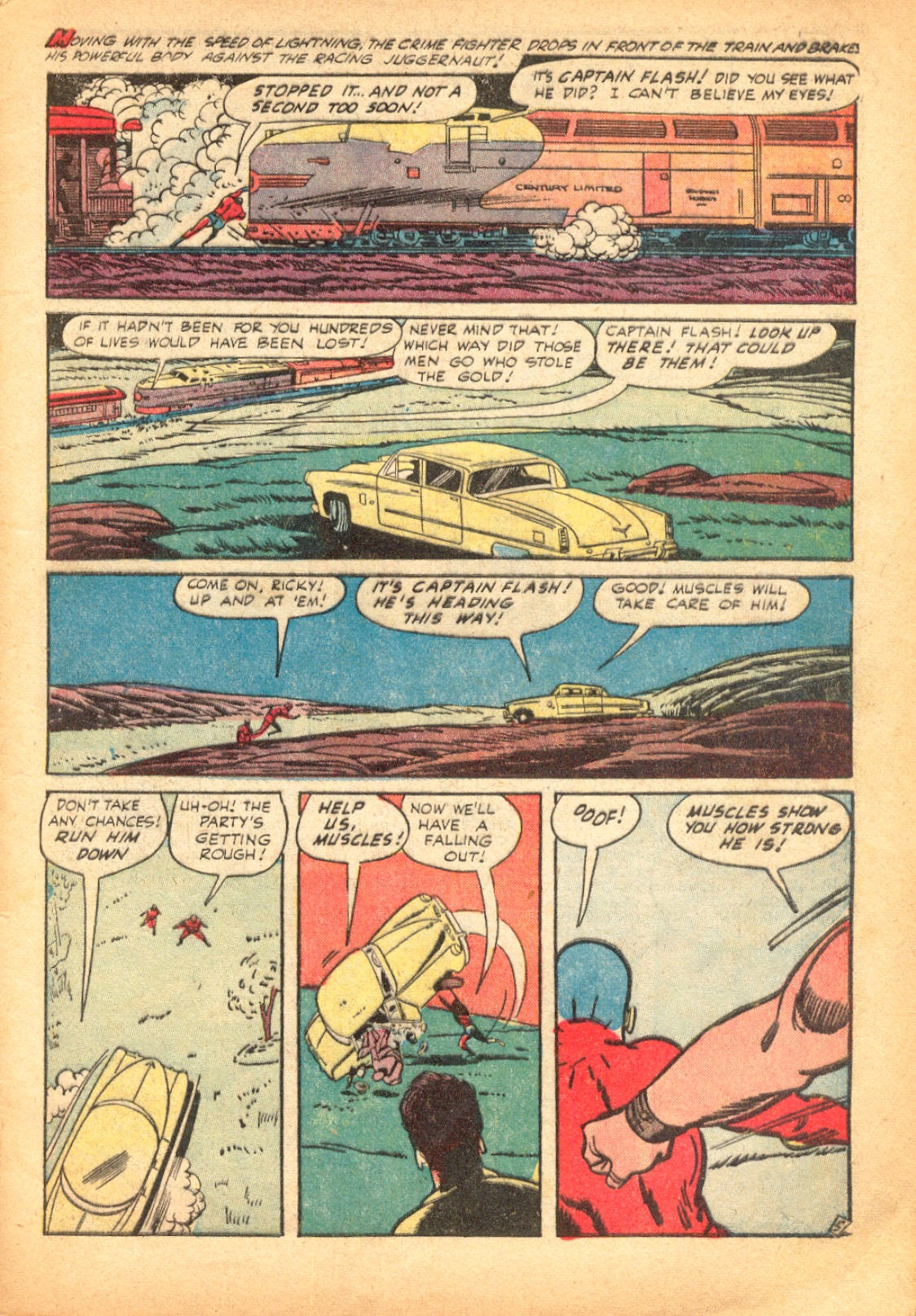 Read online Captain Flash comic -  Issue #3 - 7