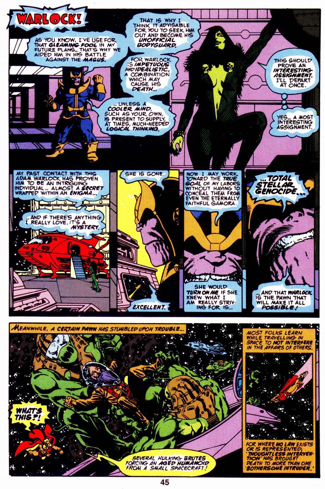 Read online Warlock (1982) comic -  Issue #4 - 47