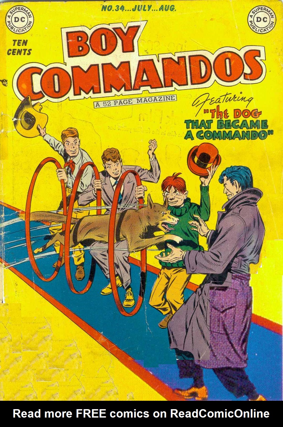 Read online Boy Commandos comic -  Issue #34 - 1