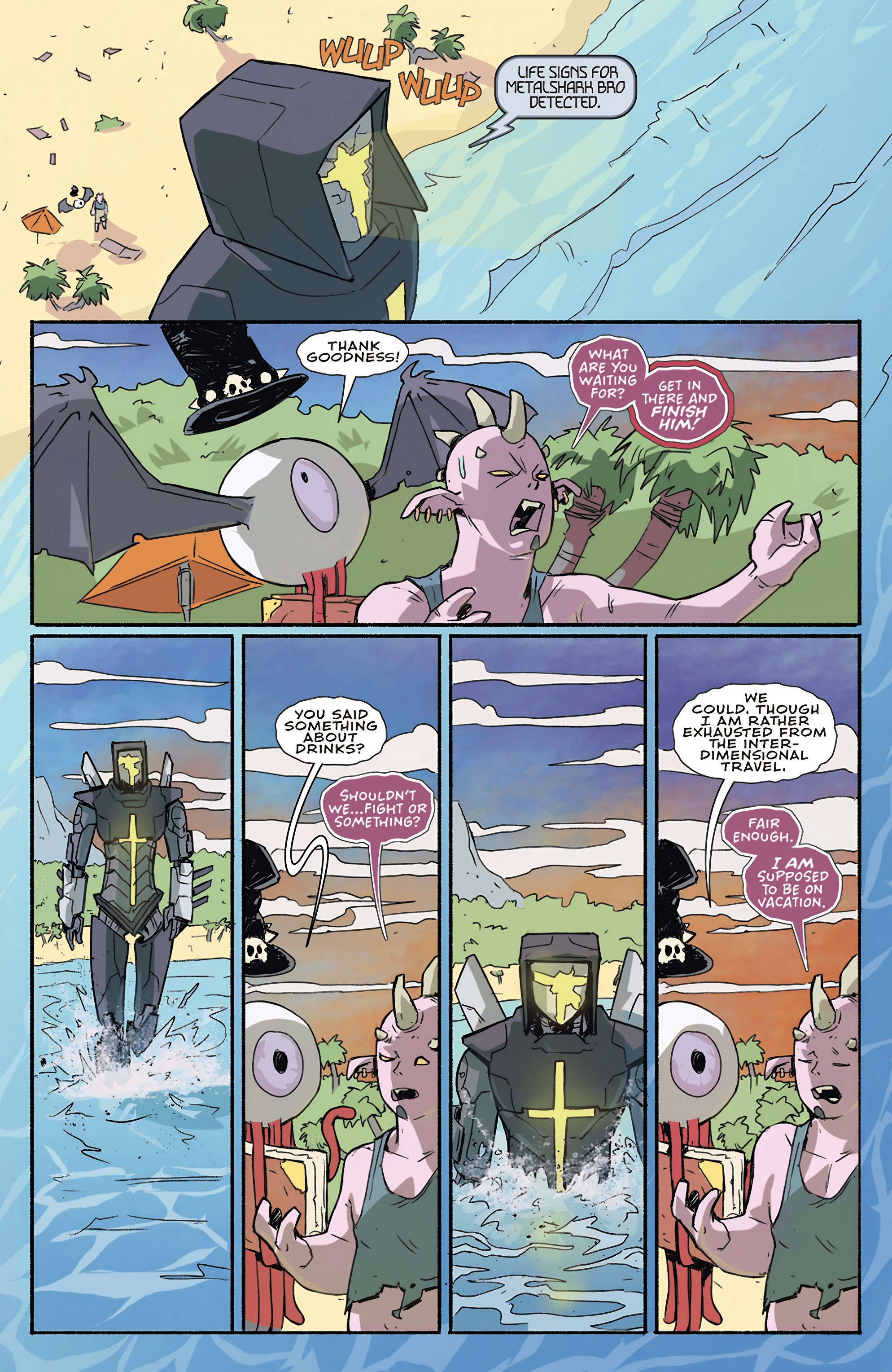 Read online Metalshark Bro: What the Fin? comic -  Issue # TPB - 78