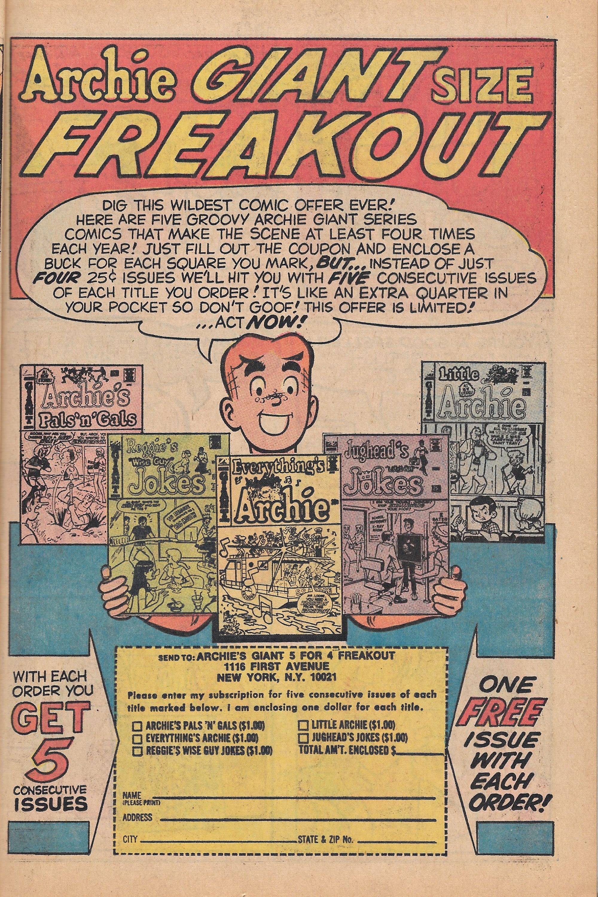 Read online Reggie's Wise Guy Jokes comic -  Issue #15 - 49