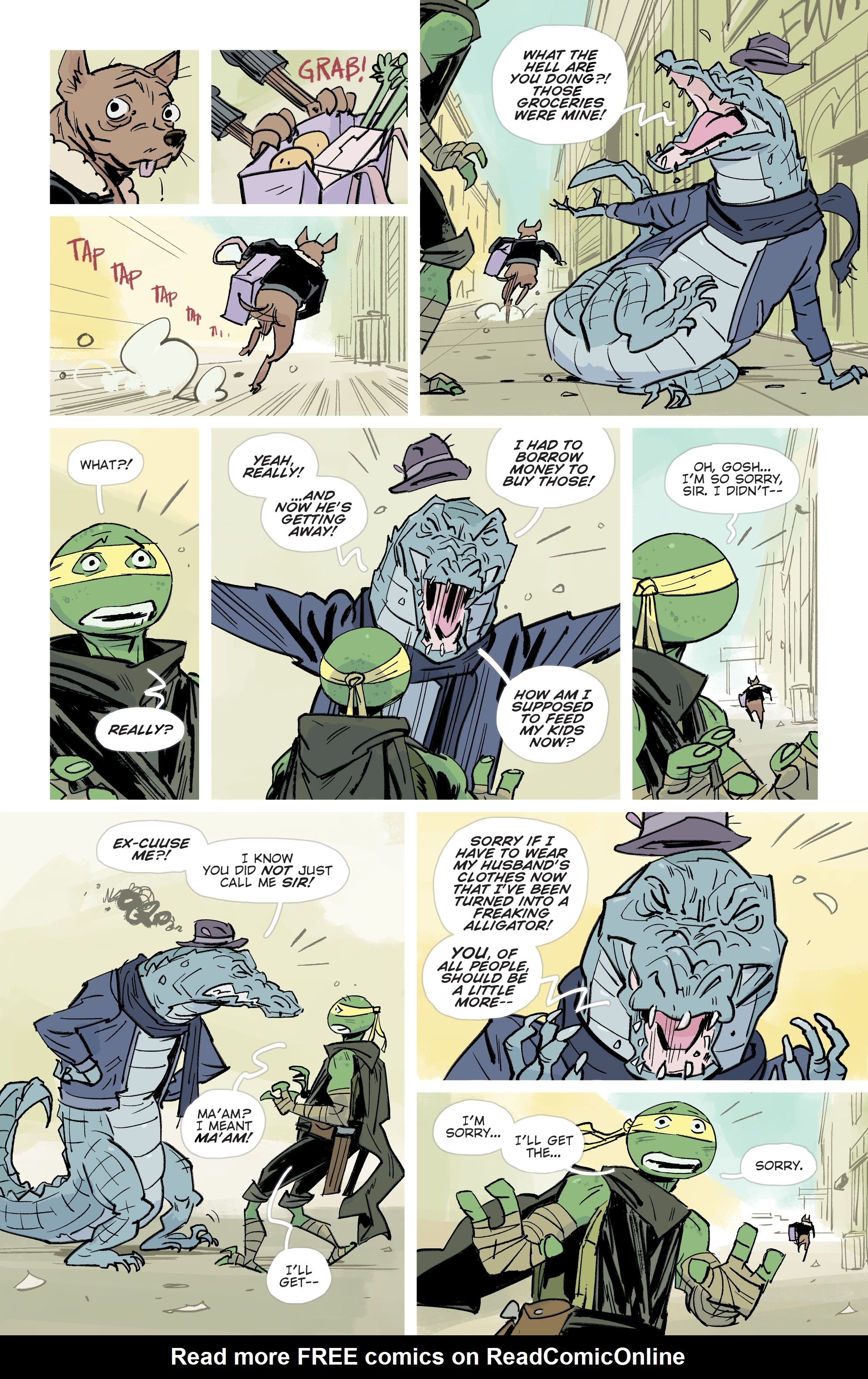 Read online Teenage Mutant Ninja Turtles: Jennika II comic -  Issue #1 - 6