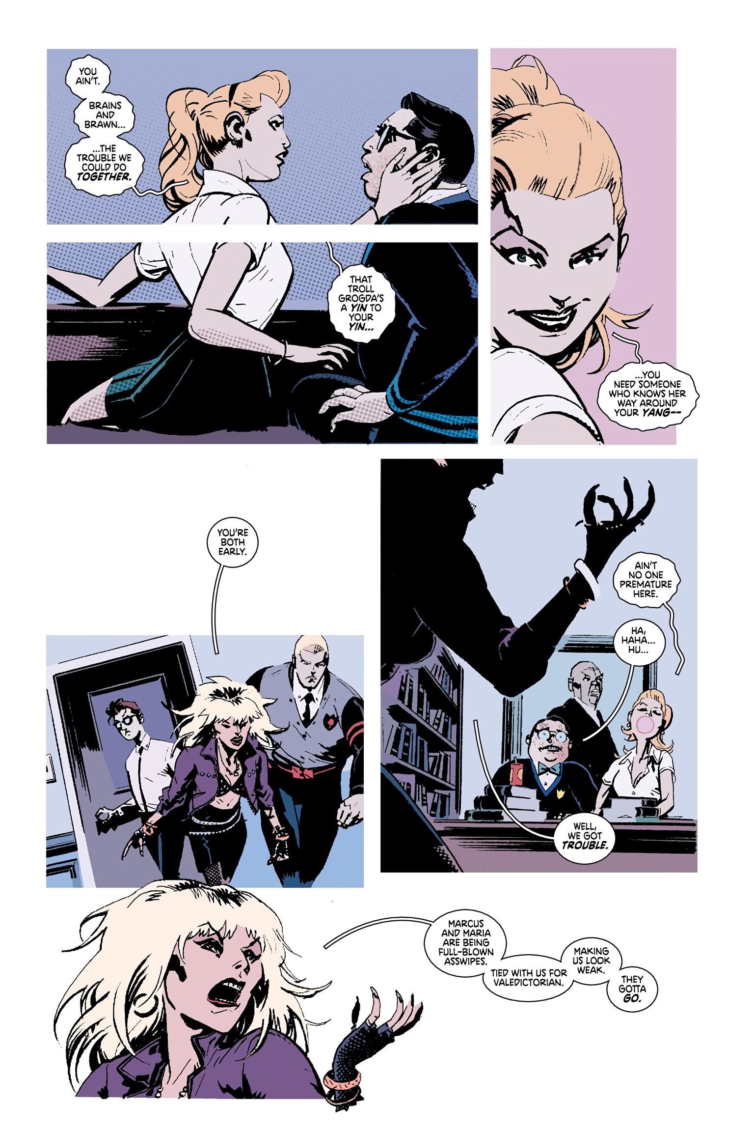 Read online Deadly Class comic -  Issue # _Deluxe Edition Teen Age Riot (Part 2) - 85