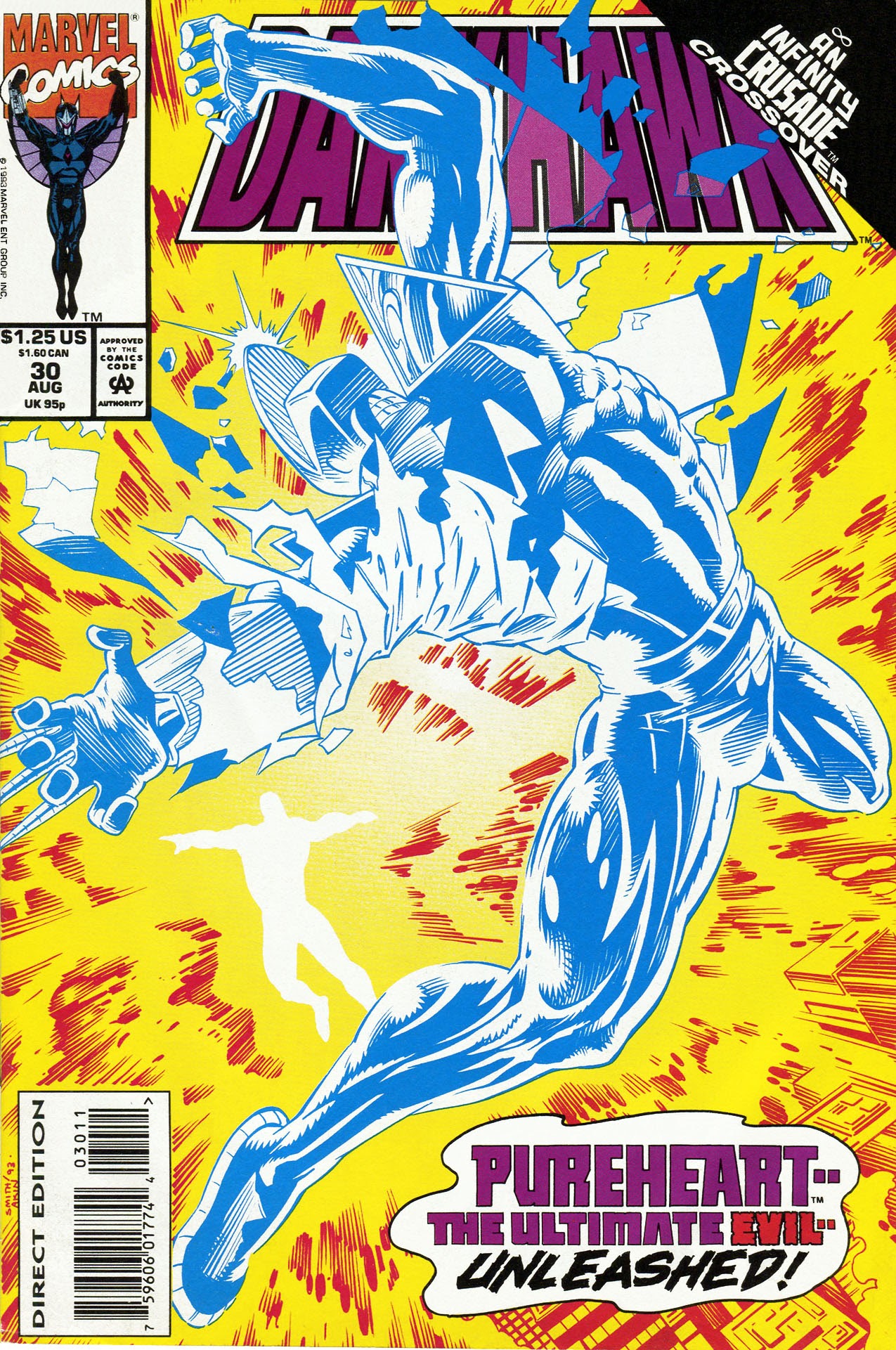 Read online Darkhawk (1991) comic -  Issue #30 - 1