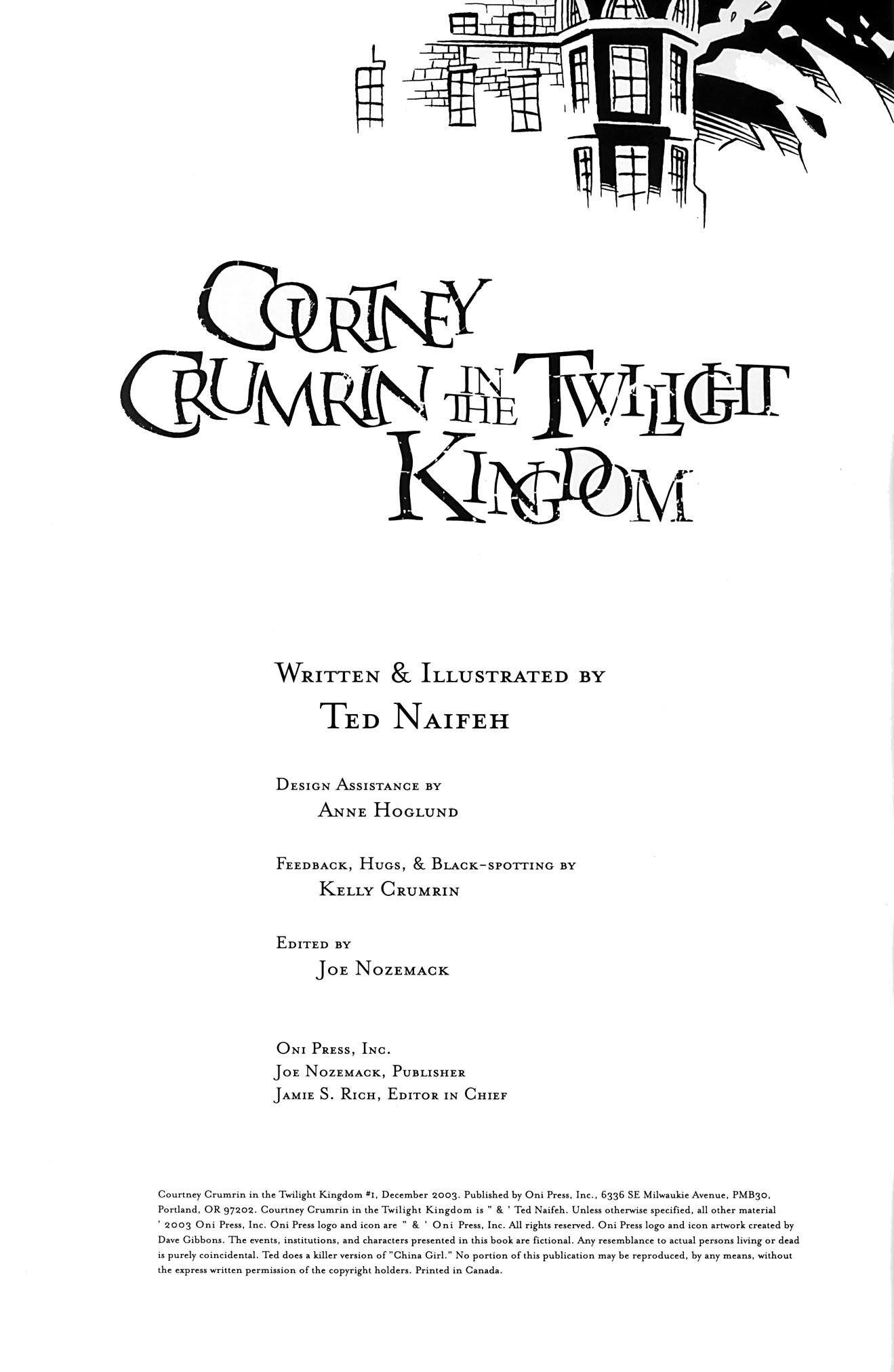 Read online Courtney Crumrin and the Twilight Kingdom comic -  Issue #1 - 2