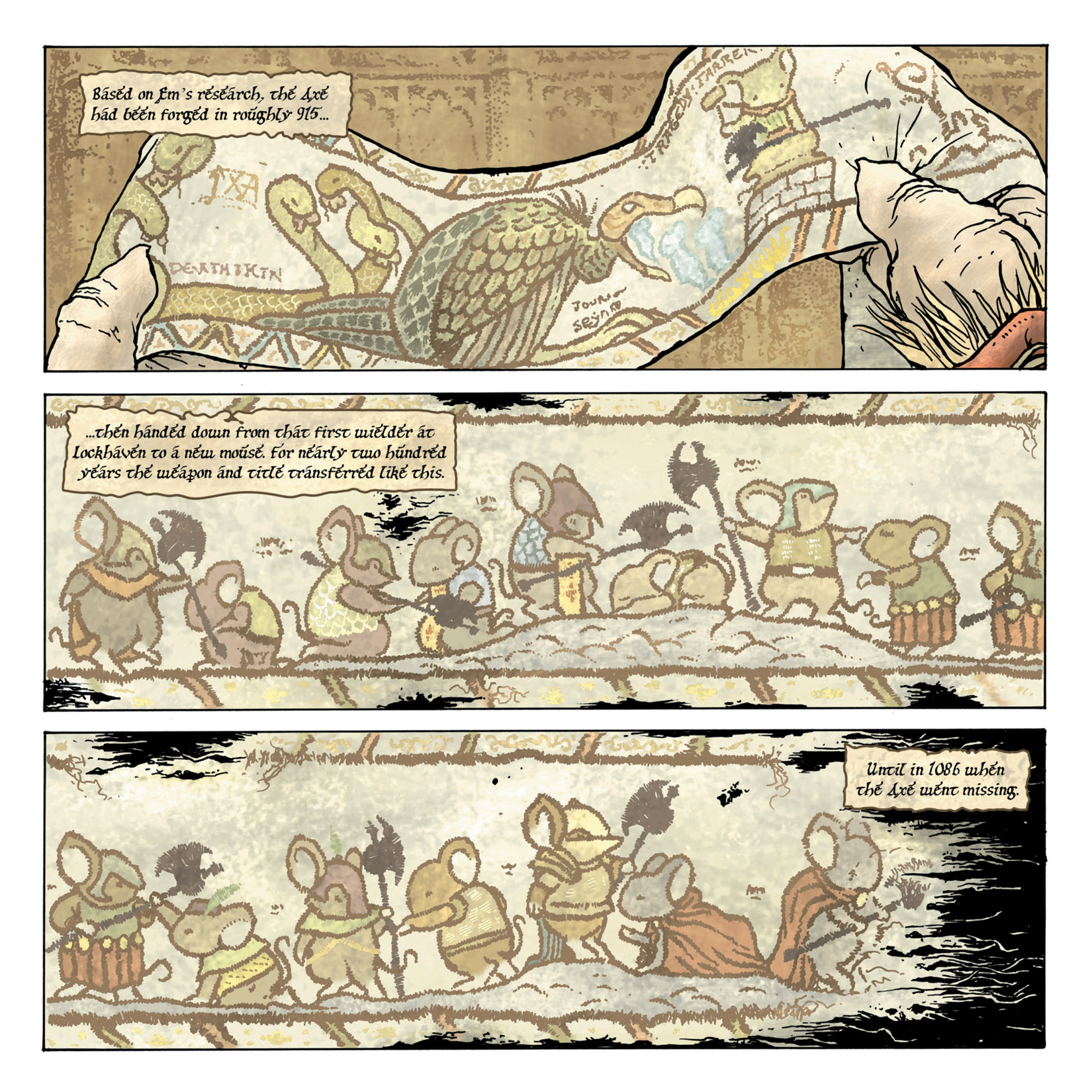 Read online Mouse Guard: The Black Axe comic -  Issue #2 - 16