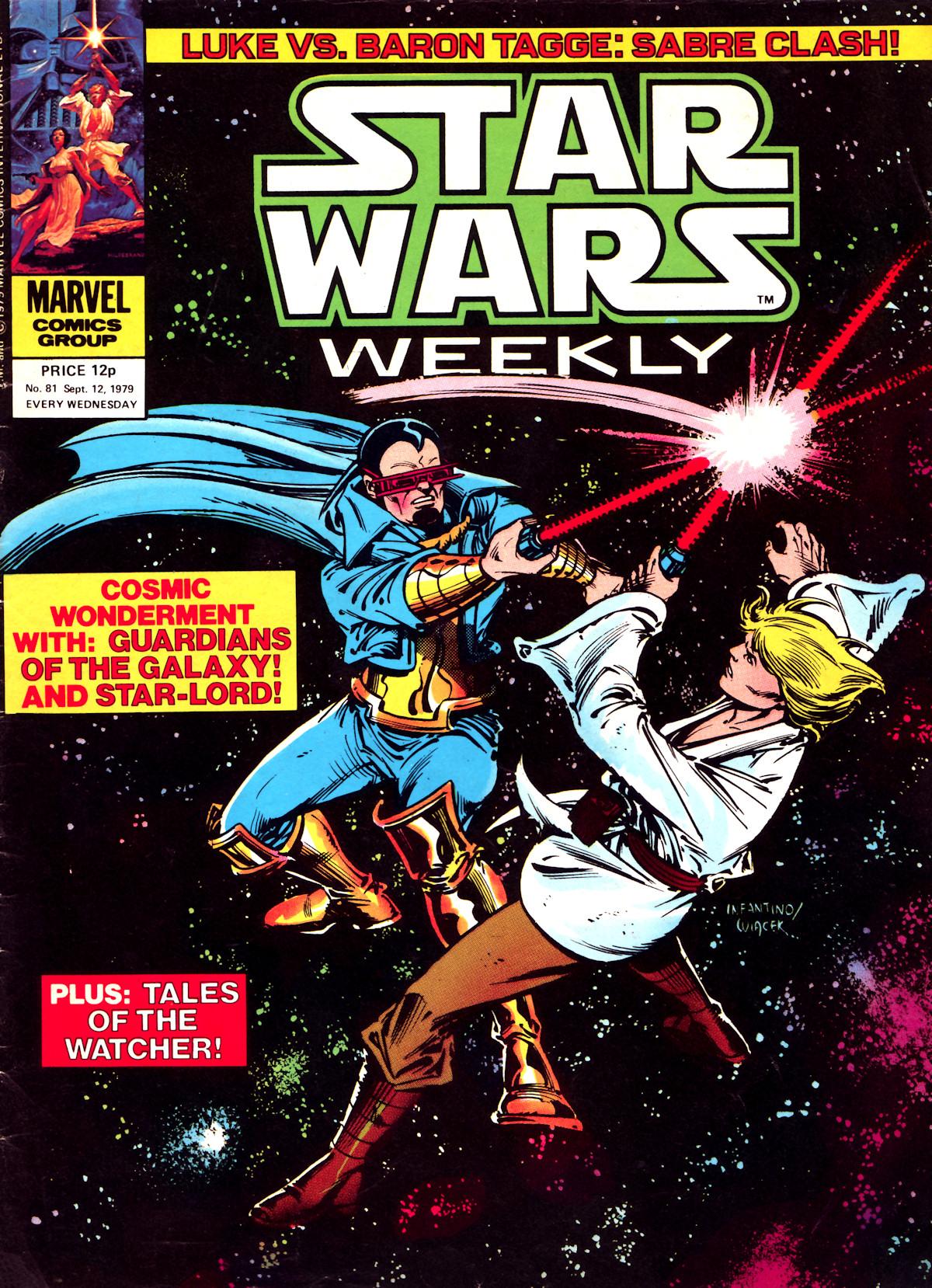 Read online Star Wars Weekly comic -  Issue #81 - 1
