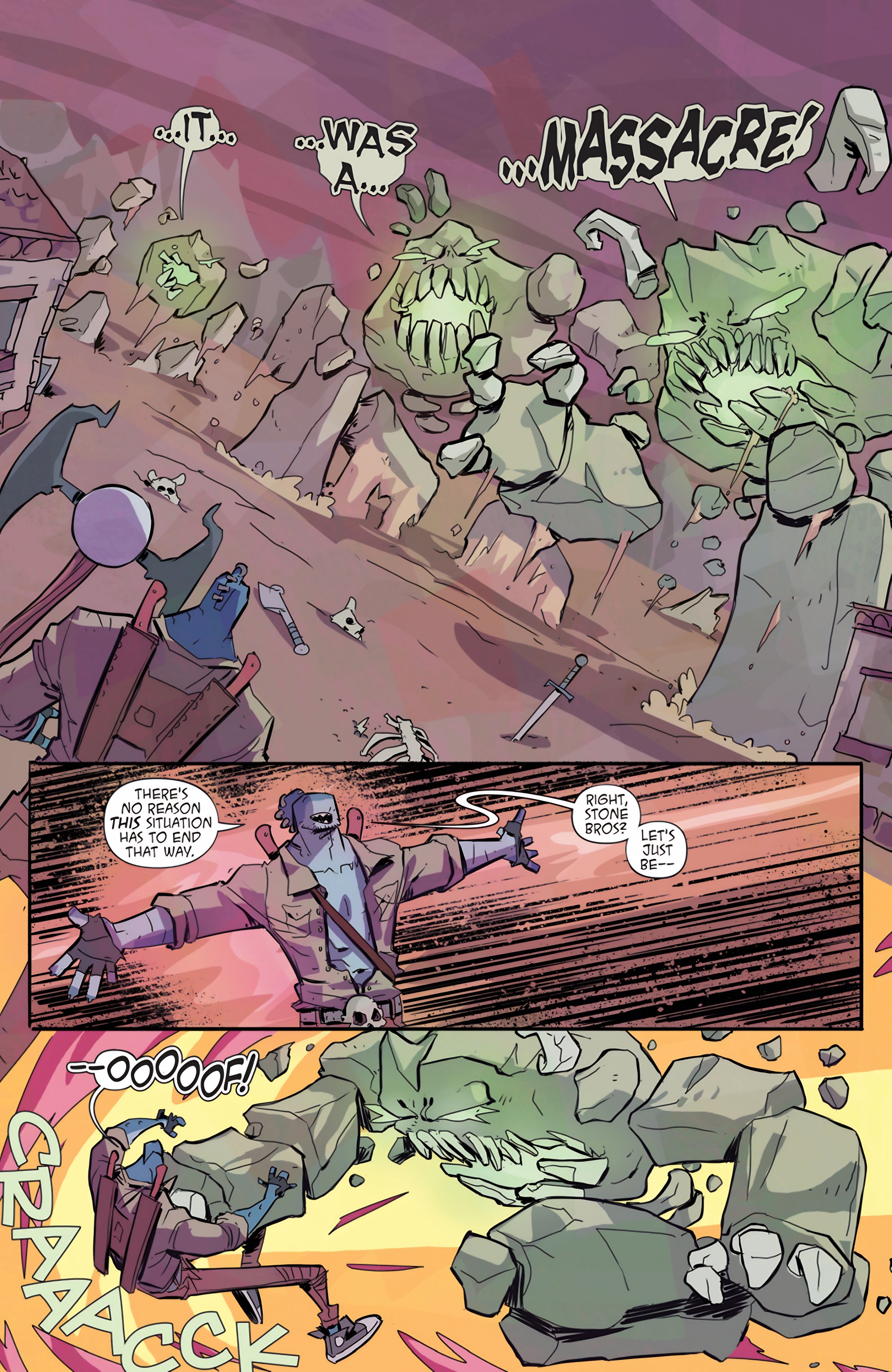 Read online Metalshark Bro: Assault On Hamzig Island comic -  Issue # TPB - 74