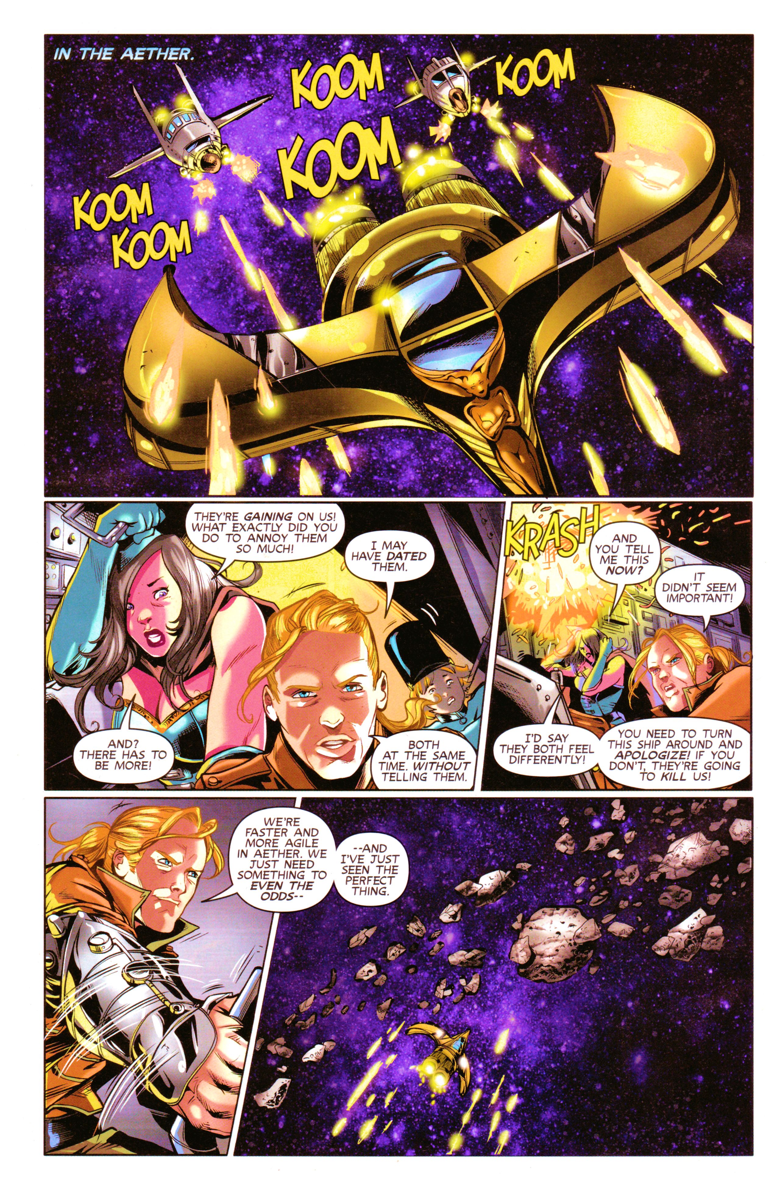 Read online Steampunk Battlestar Galactica 1880 comic -  Issue #2 - 10