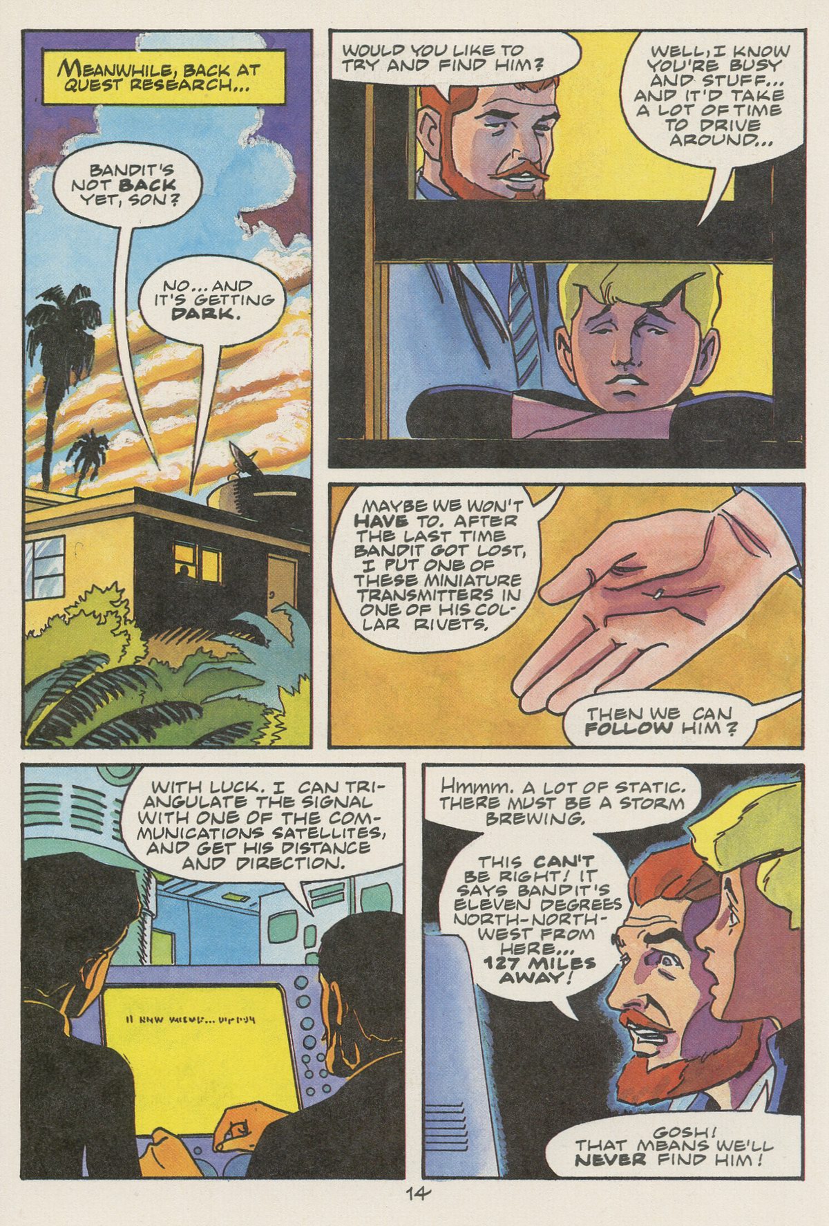 Read online Jonny Quest comic -  Issue #25 - 18