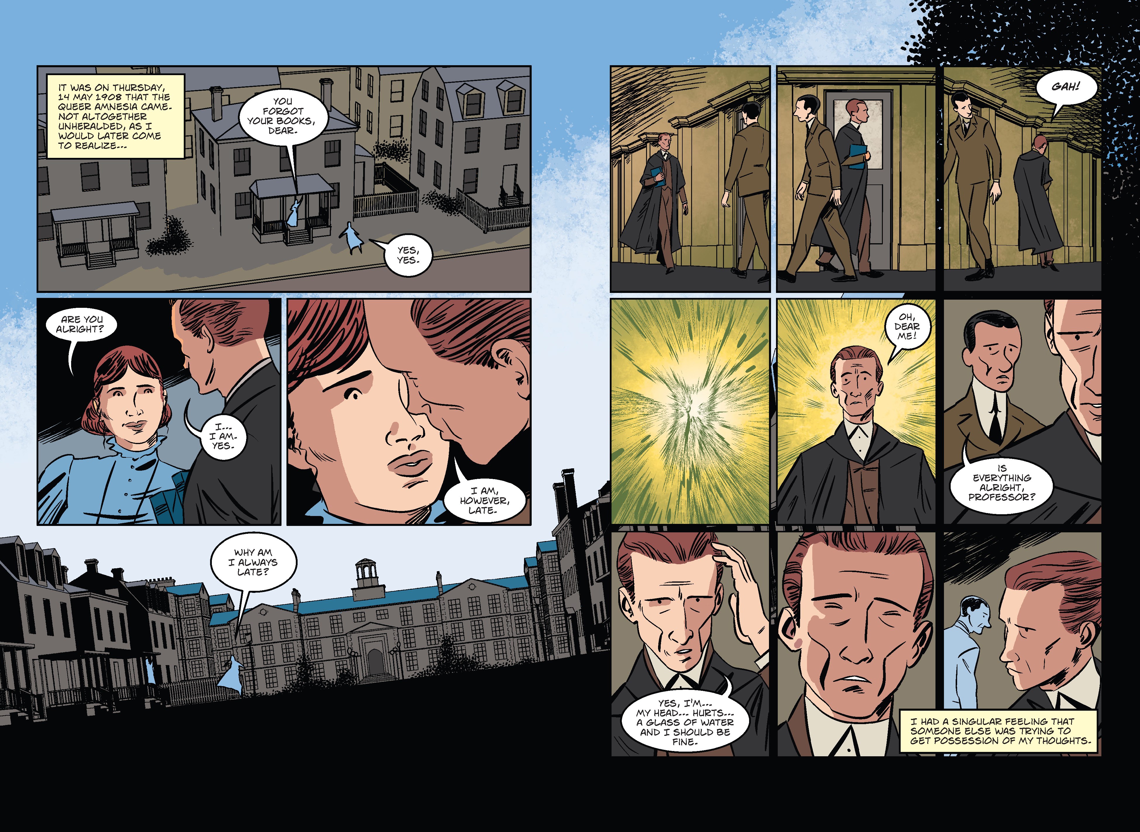 Read online H.P. Lovecraft The Shadow Out of Time comic -  Issue # TPB - 9