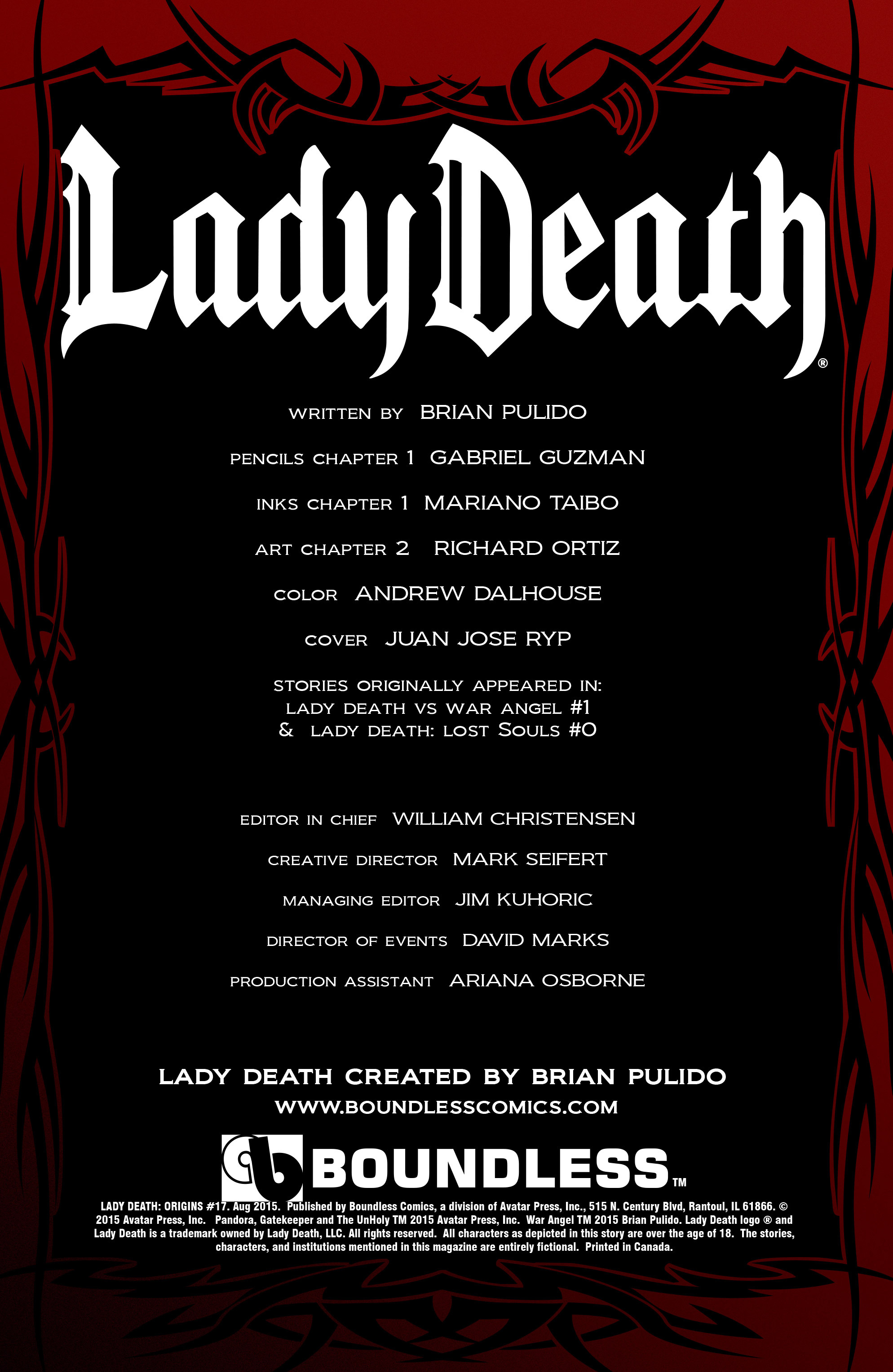 Read online Lady Death Origins comic -  Issue #17 - 2