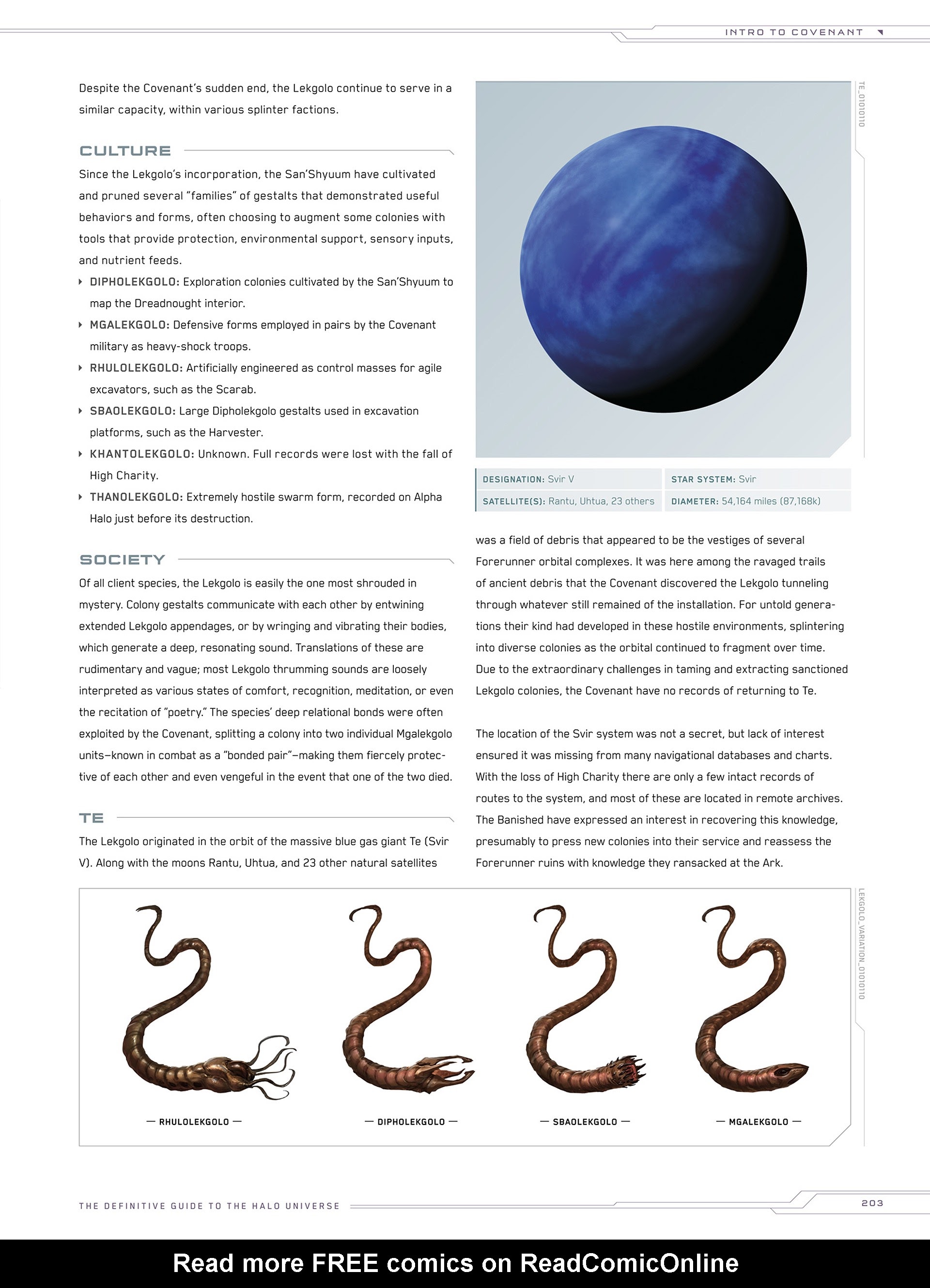 Read online Halo Encyclopedia comic -  Issue # TPB (Part 2) - 99