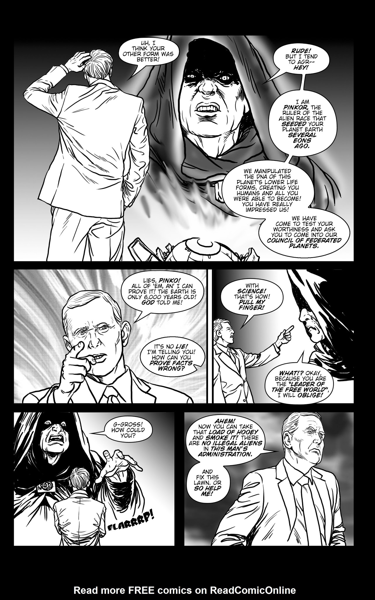 Read online President Pence comic -  Issue # Full - 10