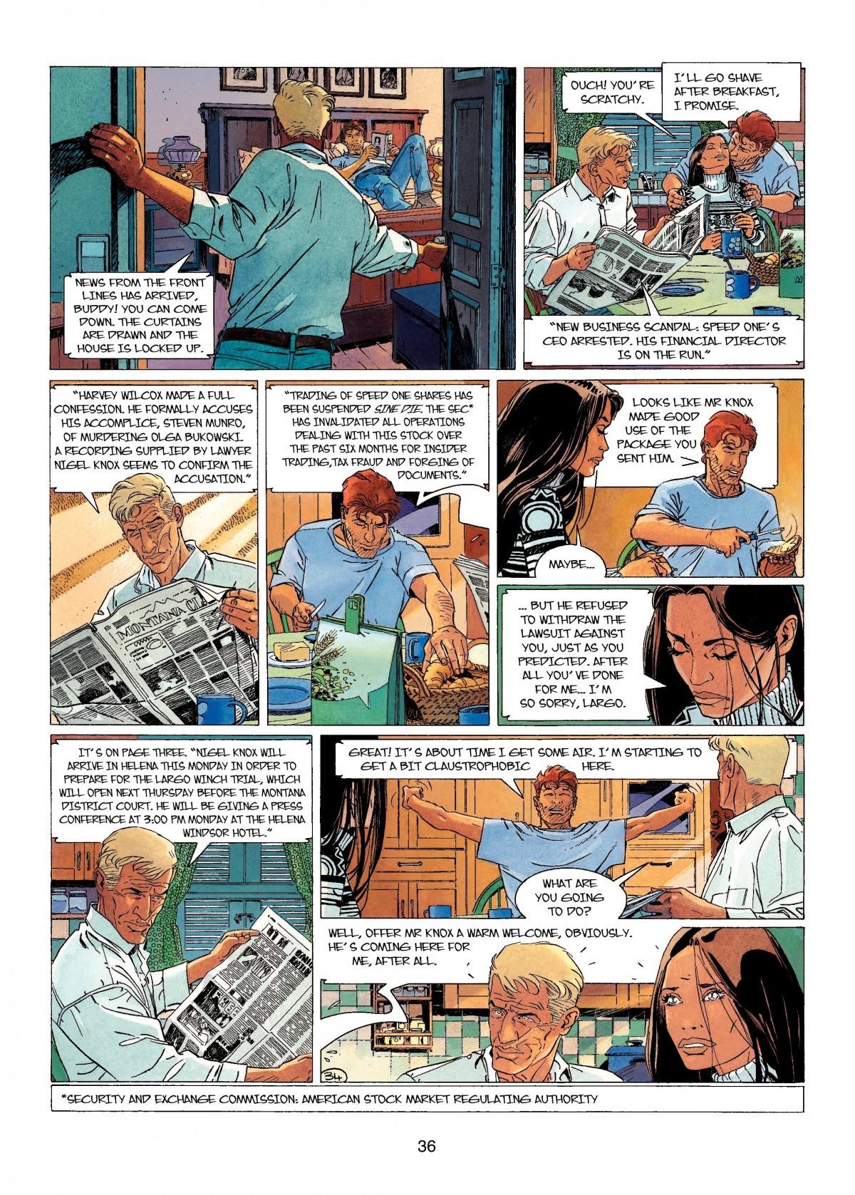 Read online Largo Winch comic -  Issue # TPB 10 - 36