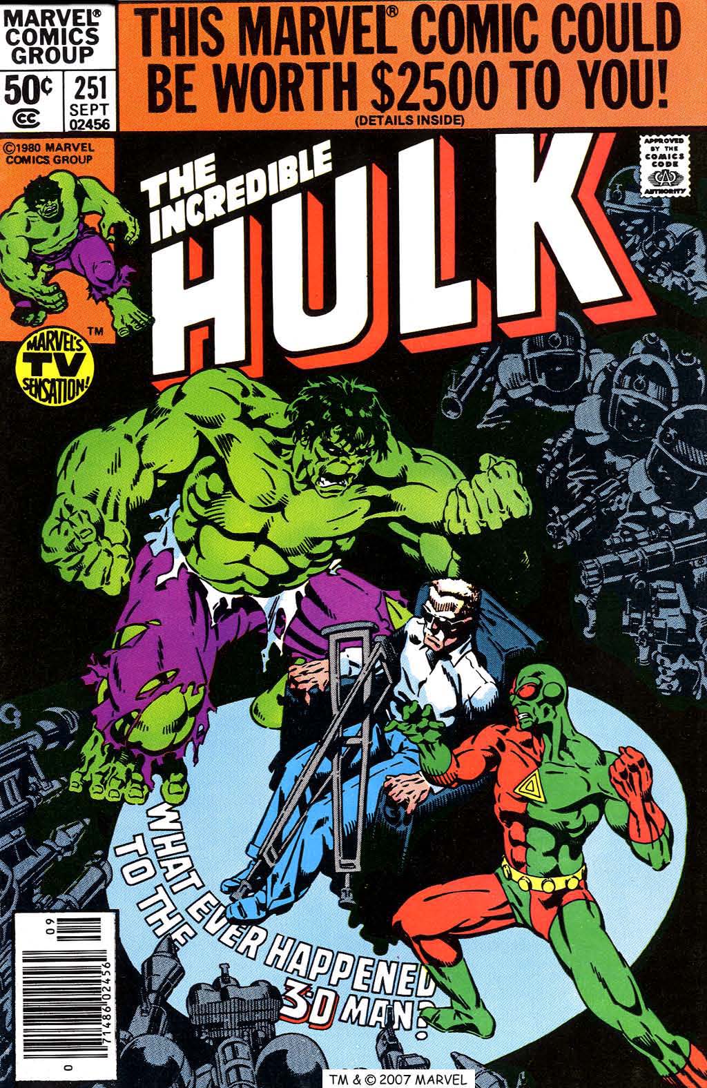 Read online The Incredible Hulk (1968) comic -  Issue #251 - 1