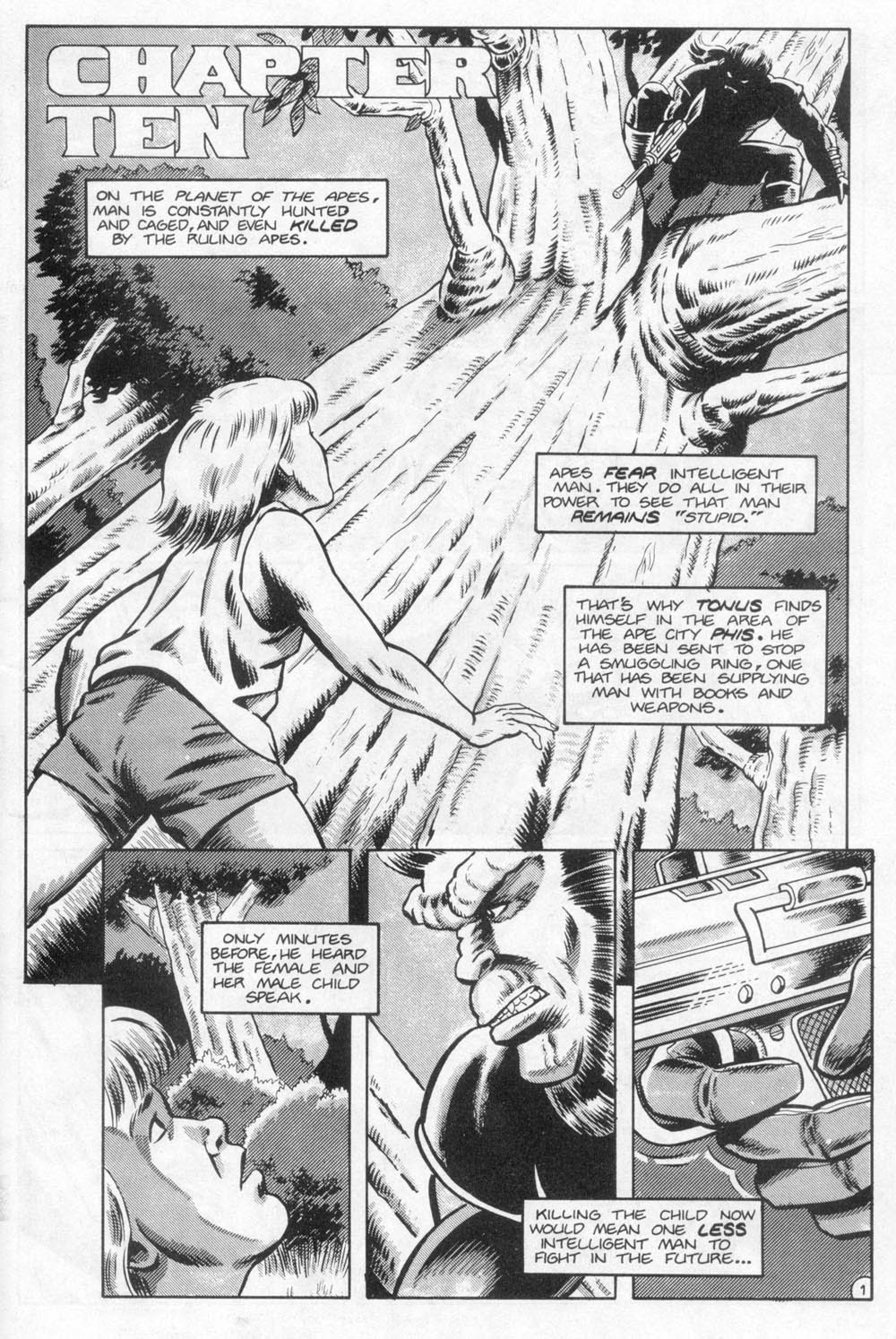 Read online Planet of the Apes: Blood of the Apes comic -  Issue #4 - 3