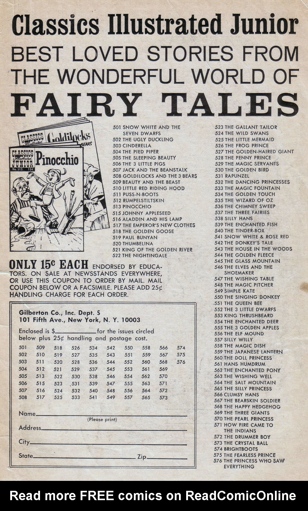 Read online Classics Illustrated comic -  Issue #166 - 51