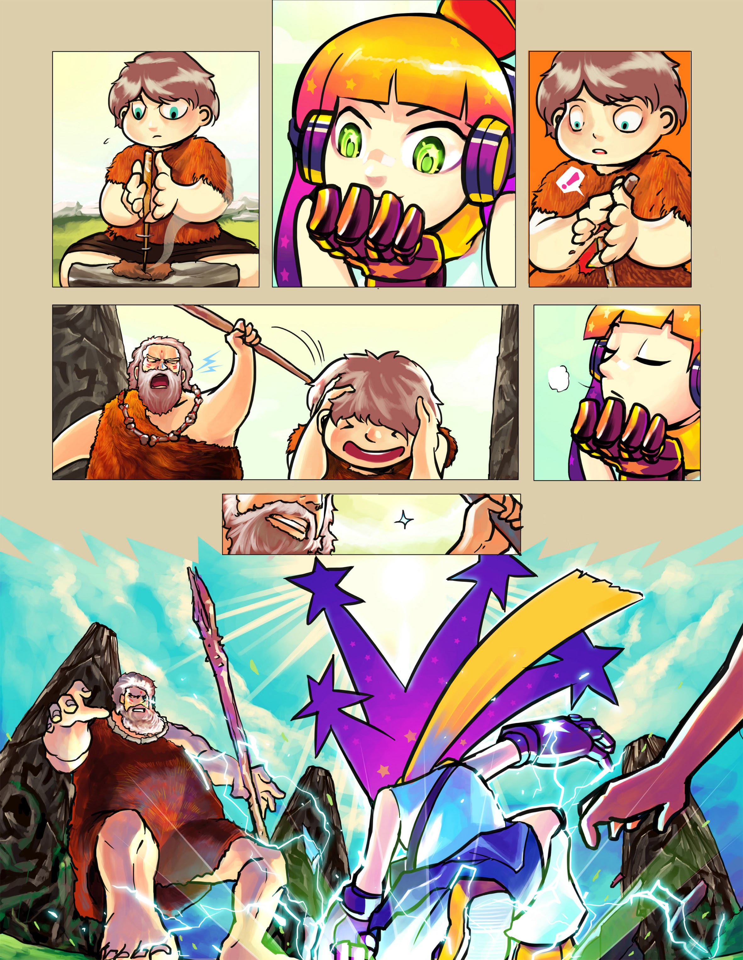 Read online Starpunch Girl comic -  Issue #1 - 9
