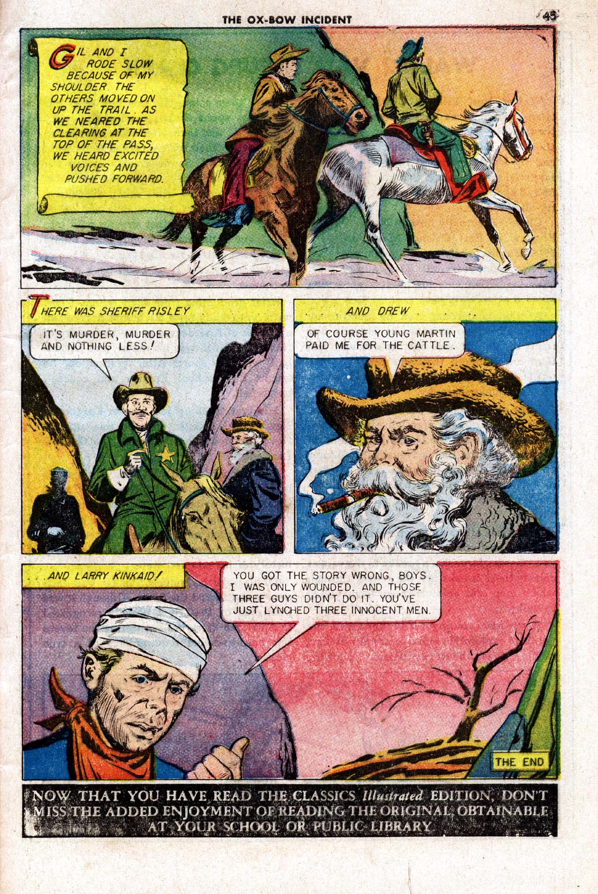Read online Classics Illustrated comic -  Issue #125 - 47