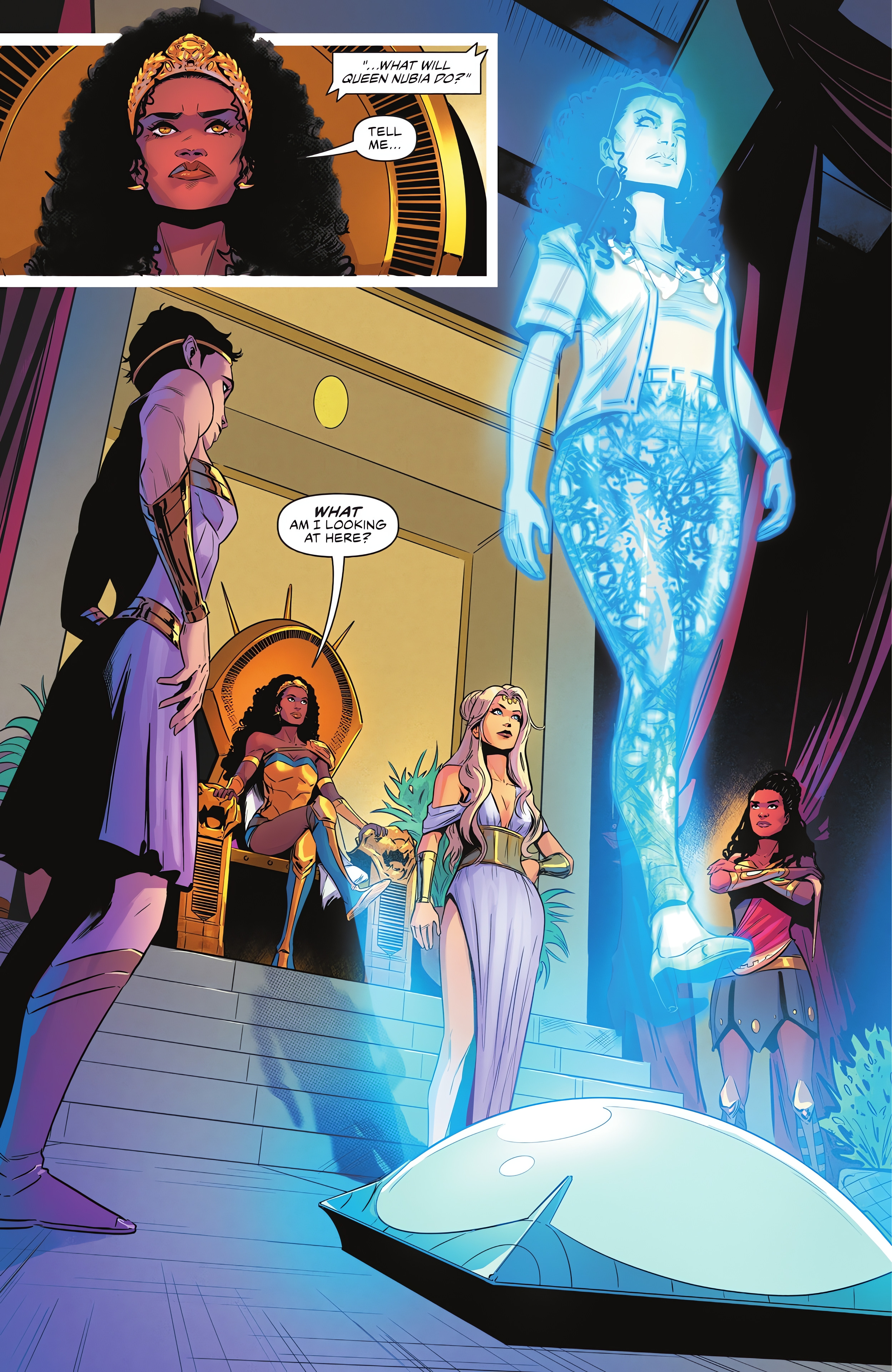Read online Amazons Attack (2023) comic -  Issue #1 - 6