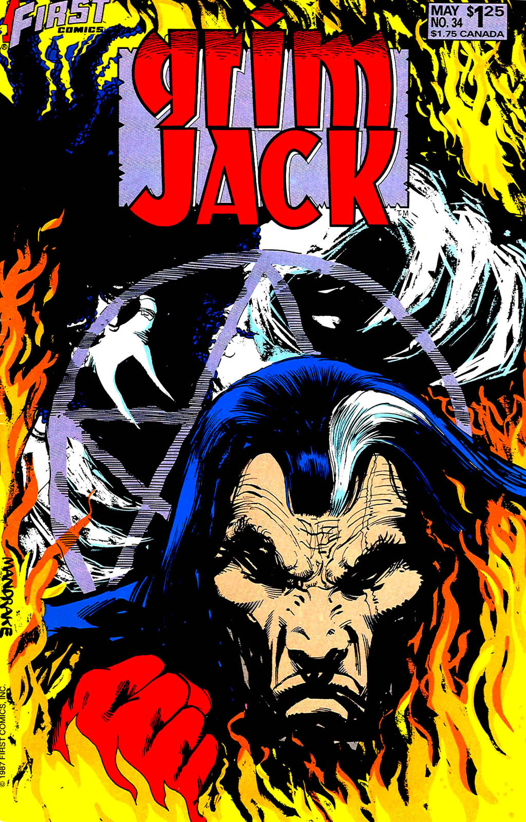 Read online Grimjack comic -  Issue #34 - 1