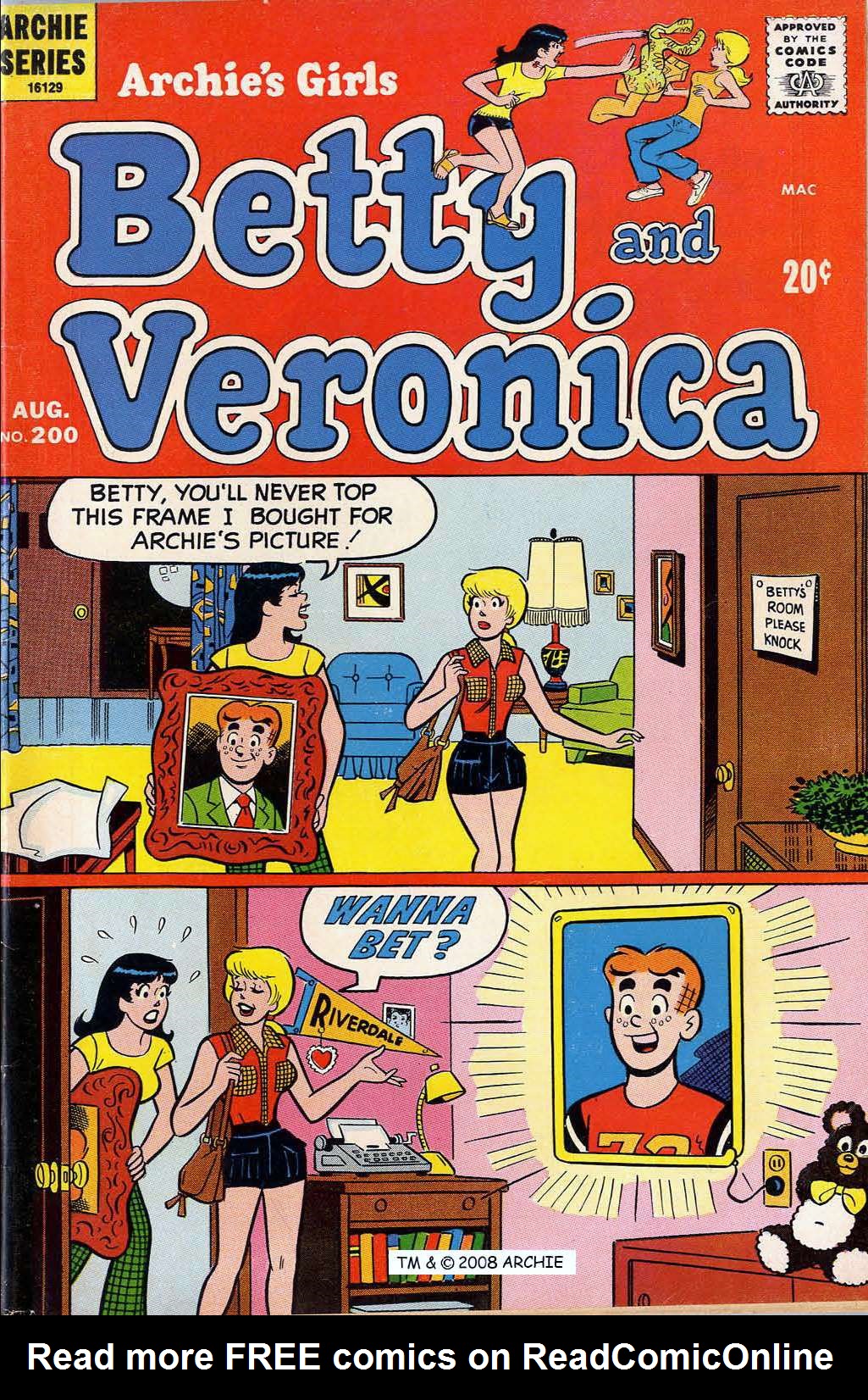 Read online Archie's Girls Betty and Veronica comic -  Issue #200 - 1
