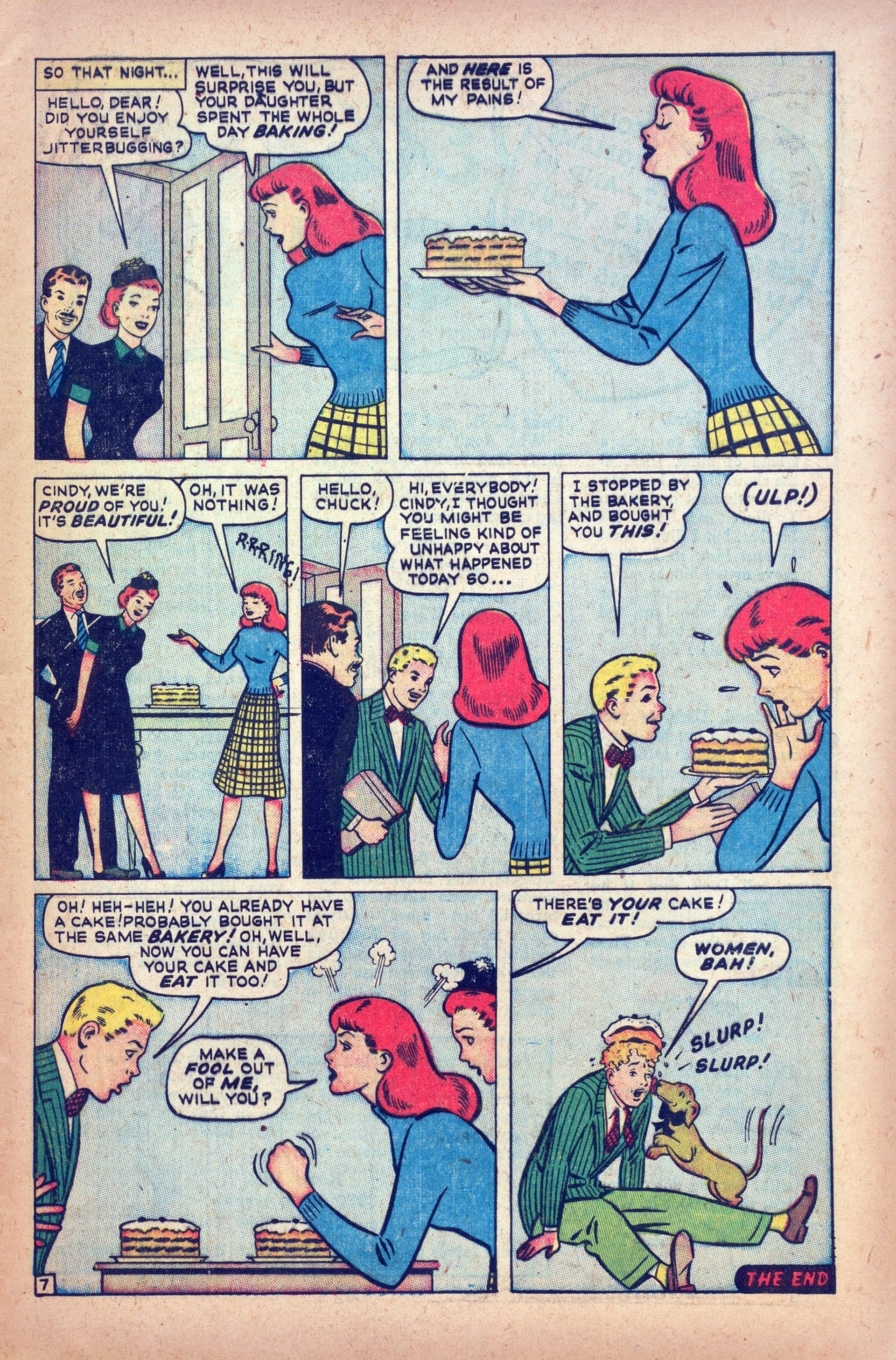 Read online Junior Miss (1947) comic -  Issue #34 - 9