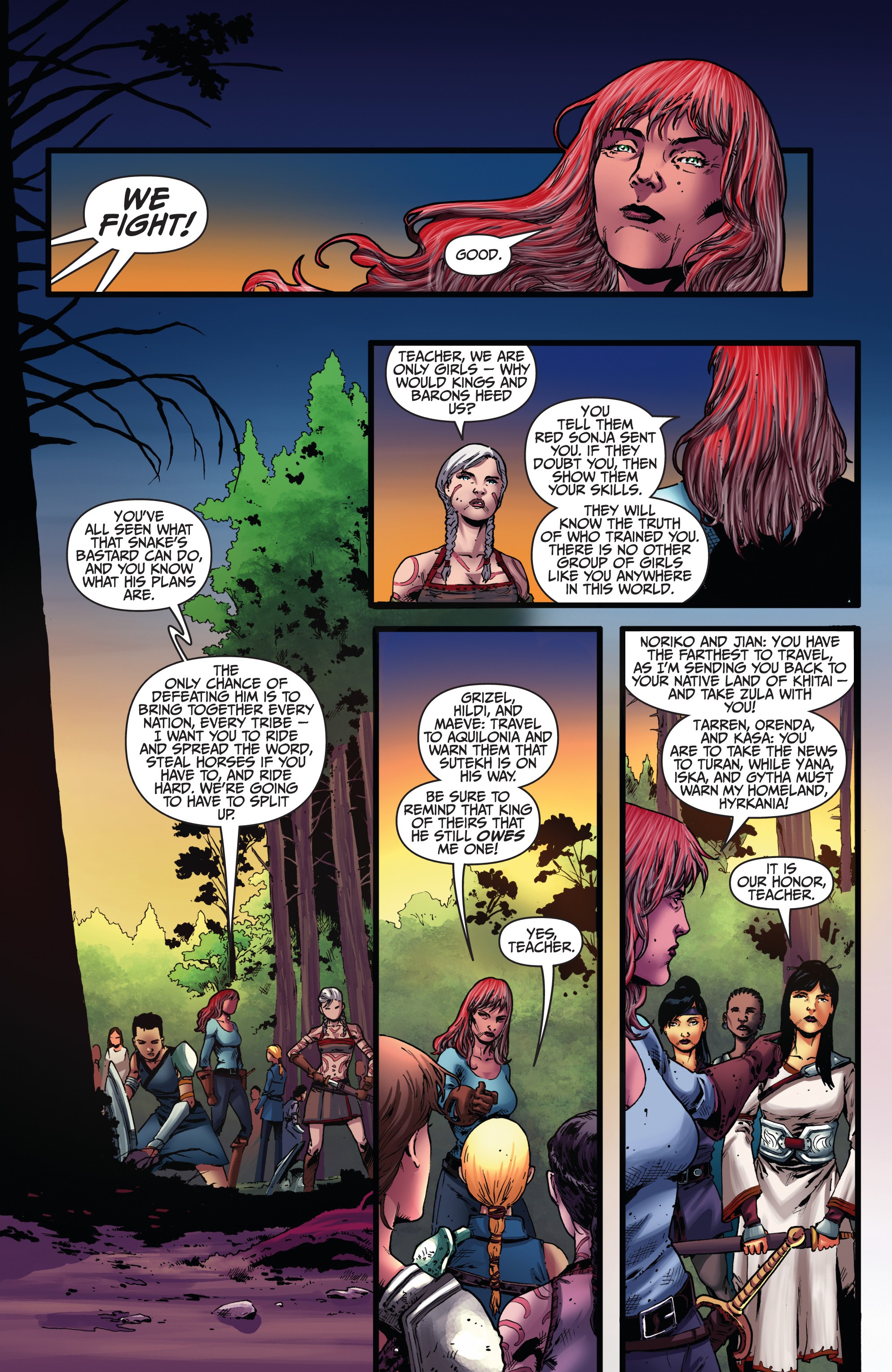 Read online Red Sonja: Vulture's Circle comic -  Issue # _TPB - 55