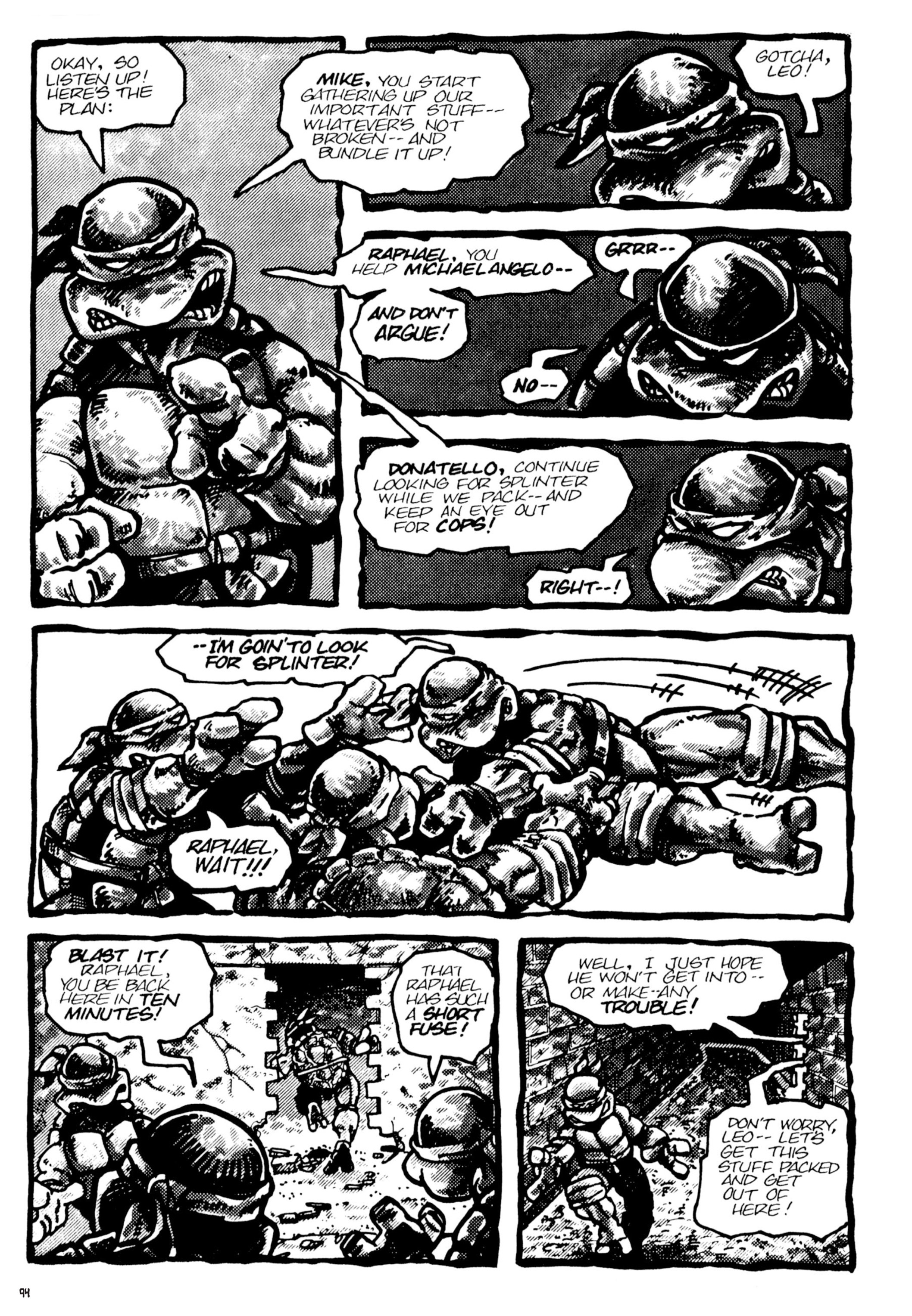 Read online Teenage Mutant Ninja Turtles: The Ultimate Collection comic -  Issue # TPB 1 (Part 1) - 91