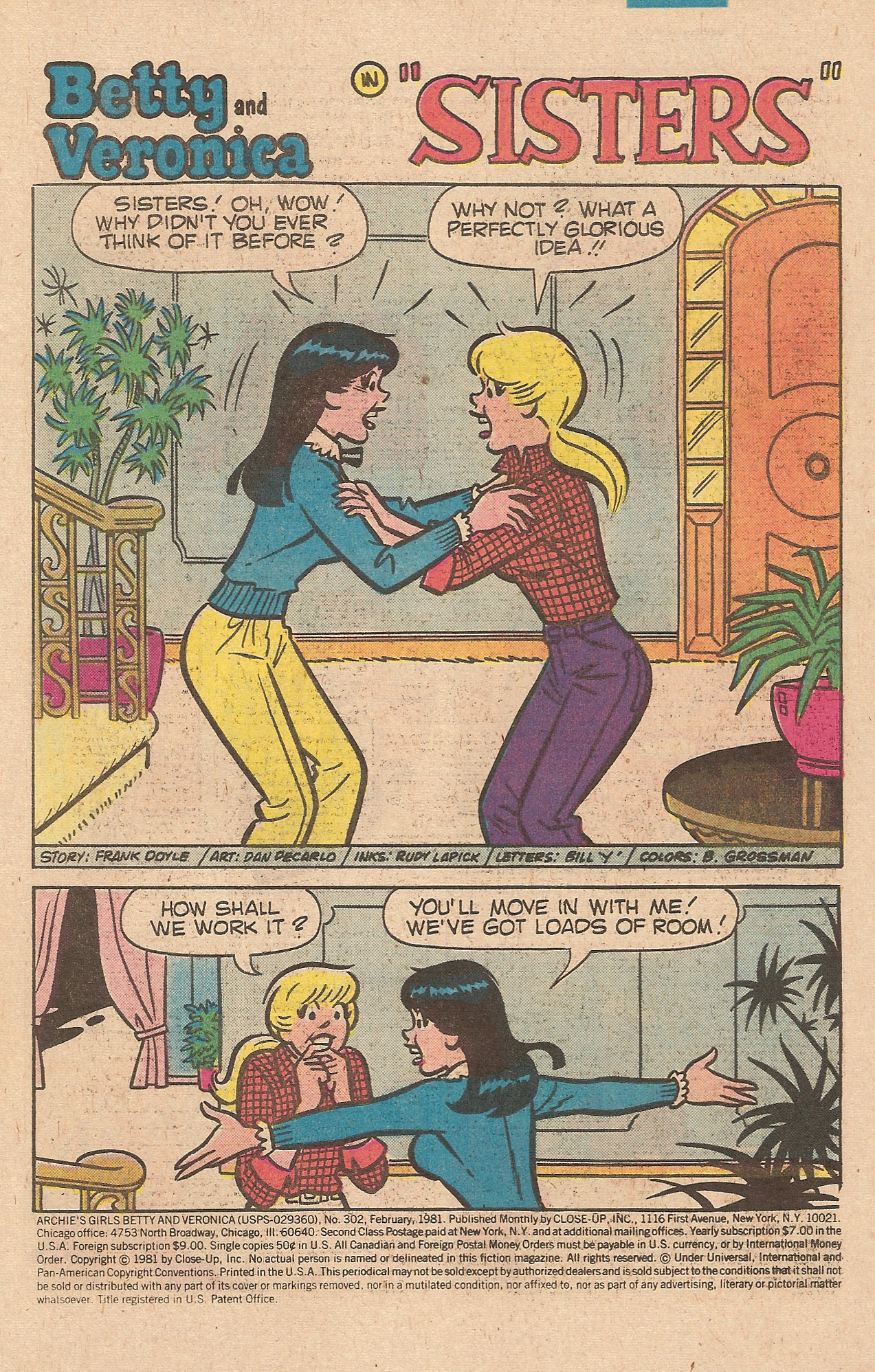 Read online Archie's Girls Betty and Veronica comic -  Issue #302 - 3